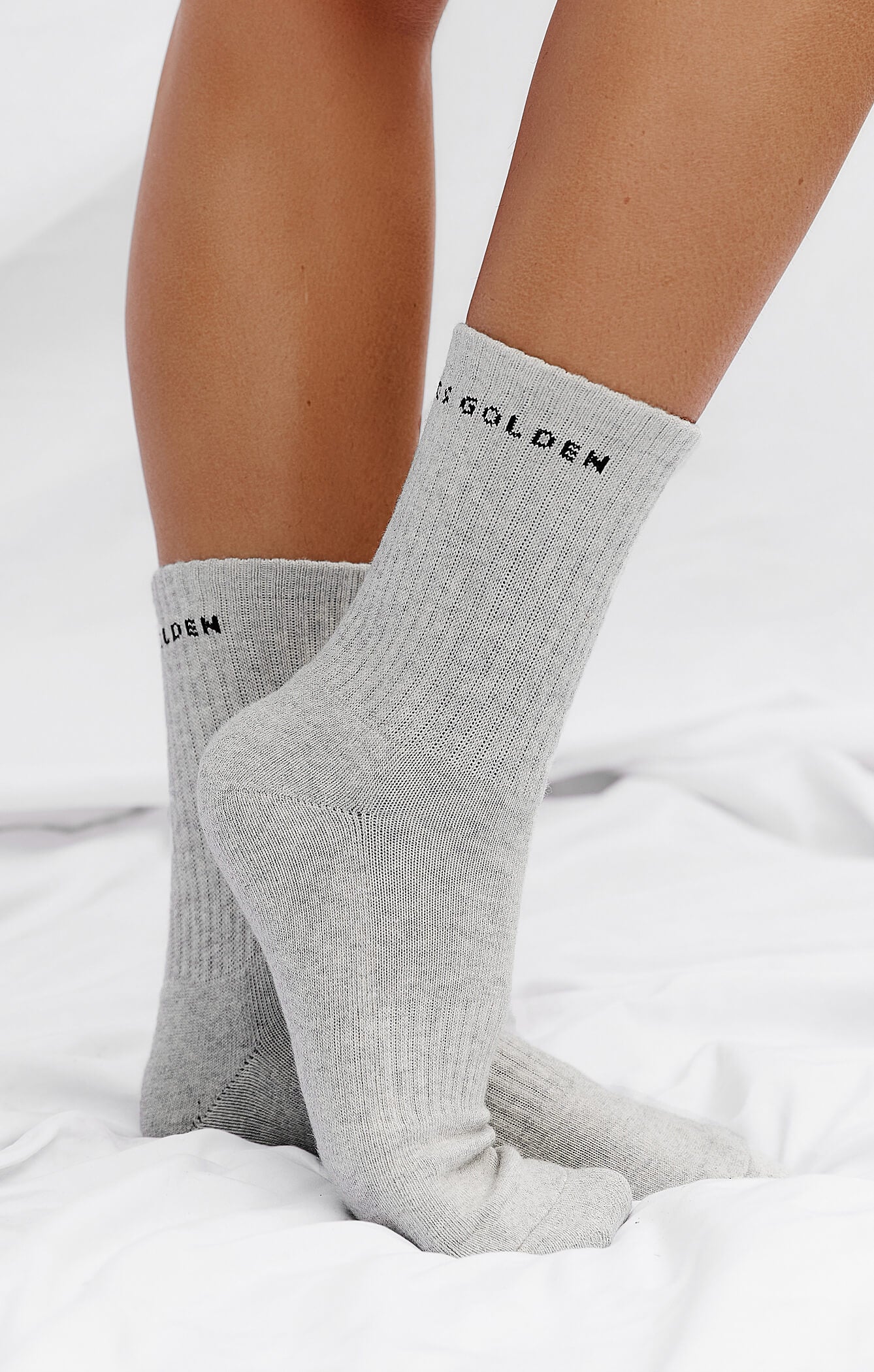 THE A.T.G CREW SOCK 3 PACK - GREY - Image 3