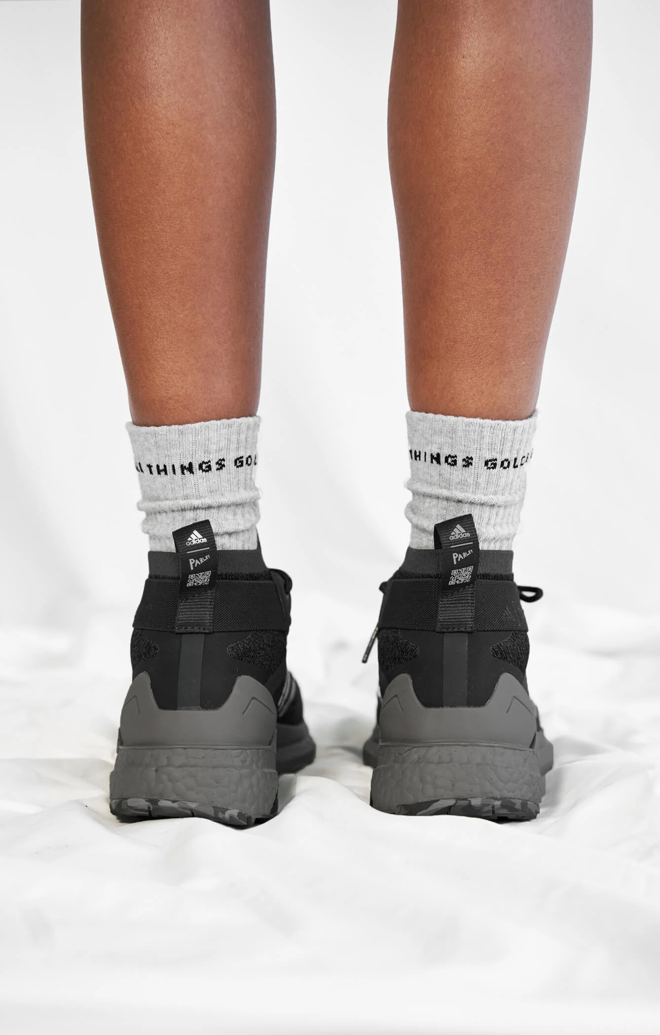 THE A.T.G CREW SOCK 3 PACK - GREY - Image 5