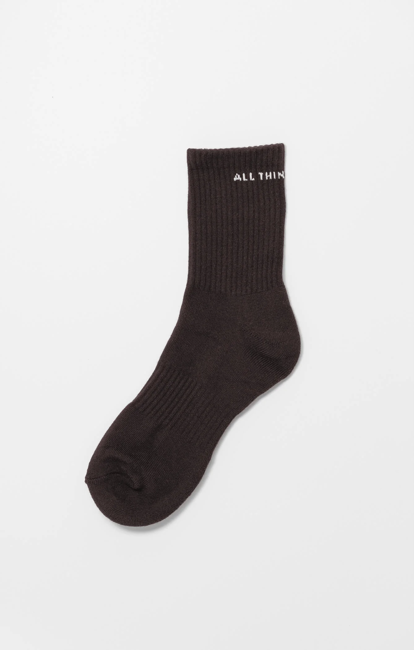 THE A.T.G CREW SOCK - ESPRESSO - Image 5