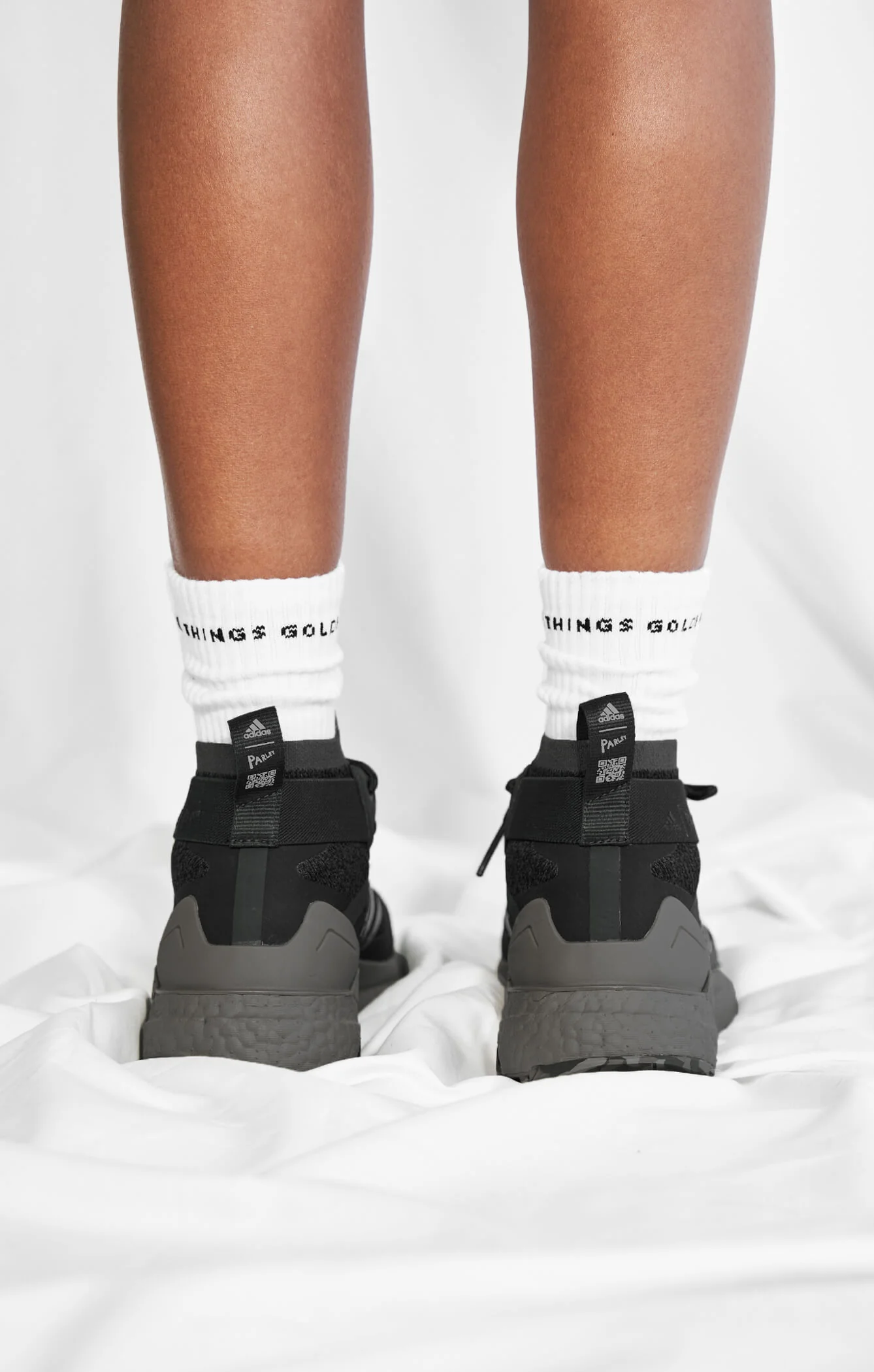 THE A.T.G CREW SOCK - WHITE - Image 3