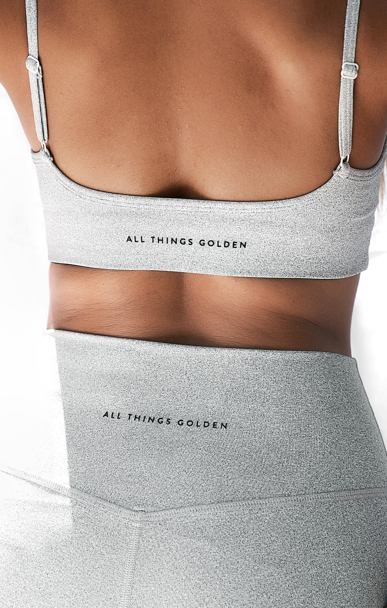 THE A.T.G SCULPT™ SEAMLESS CROP - GREY STATIC - Image 3