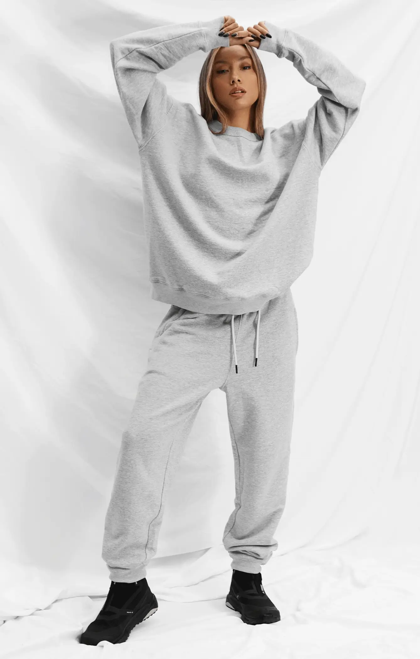 THE SWEAT™ CREW - HEATHER GREY - Image 5