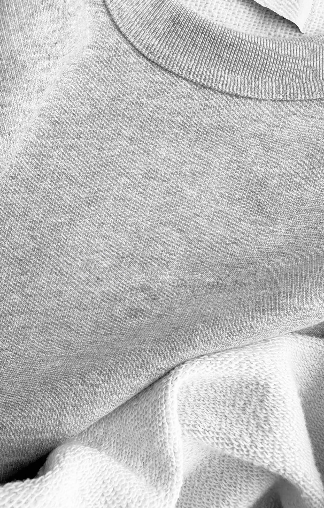THE SWEAT™ CROPPED CREW - HEATHER GREY - Image 7