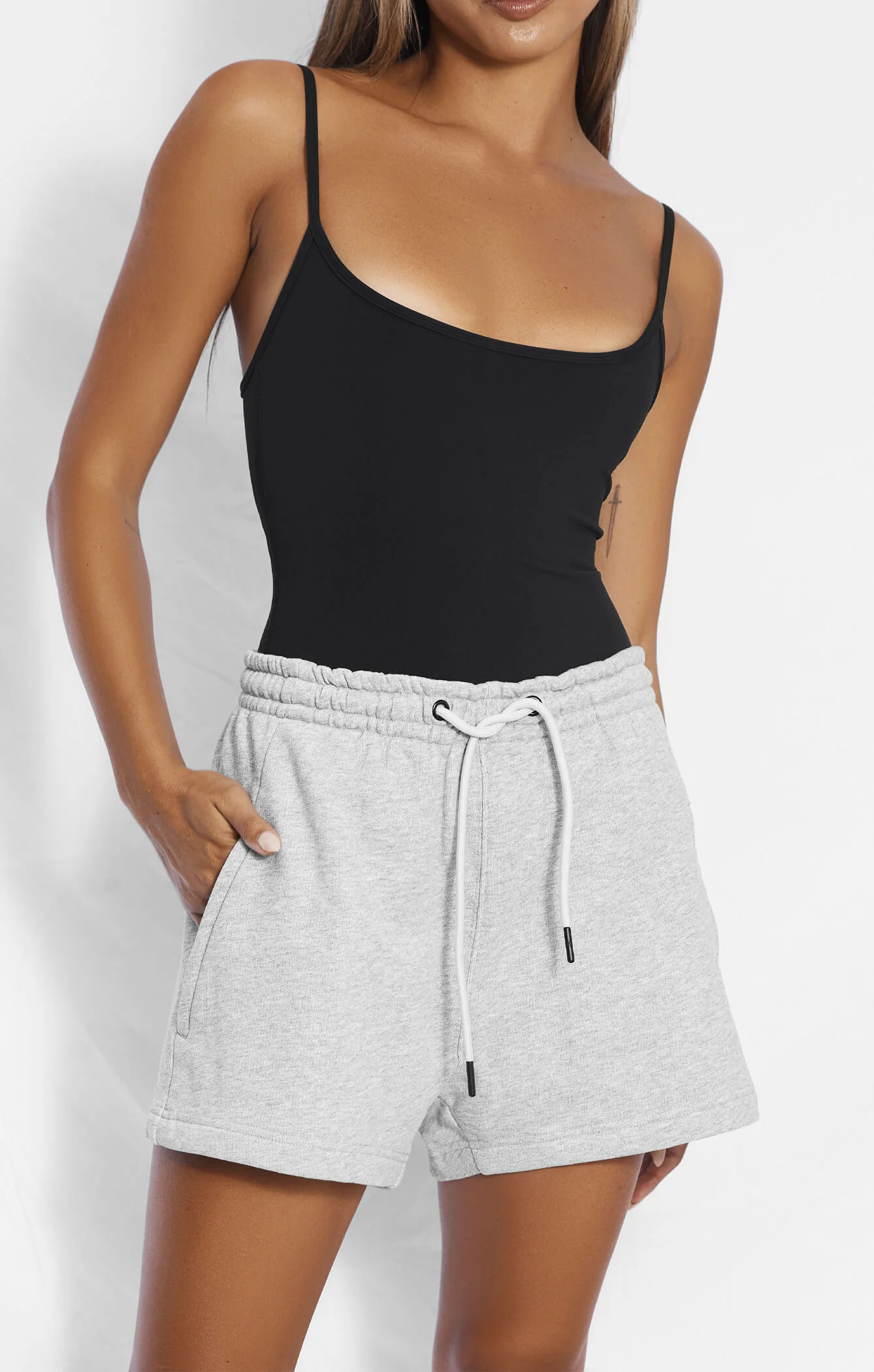THE SWEAT™ SHORT - HEATHER GREY - Image 2