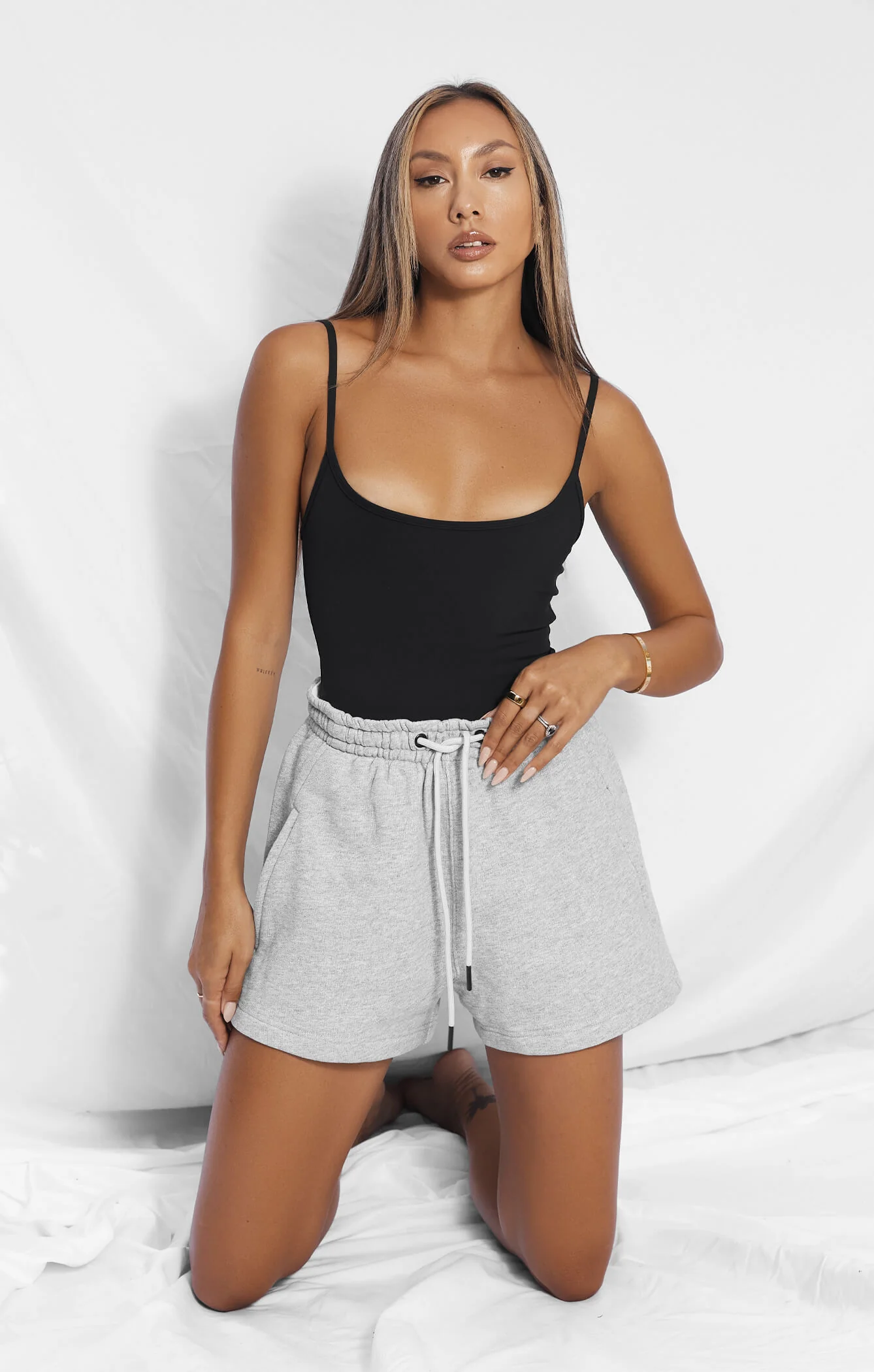 THE SWEAT™ SHORT - HEATHER GREY - Image 3