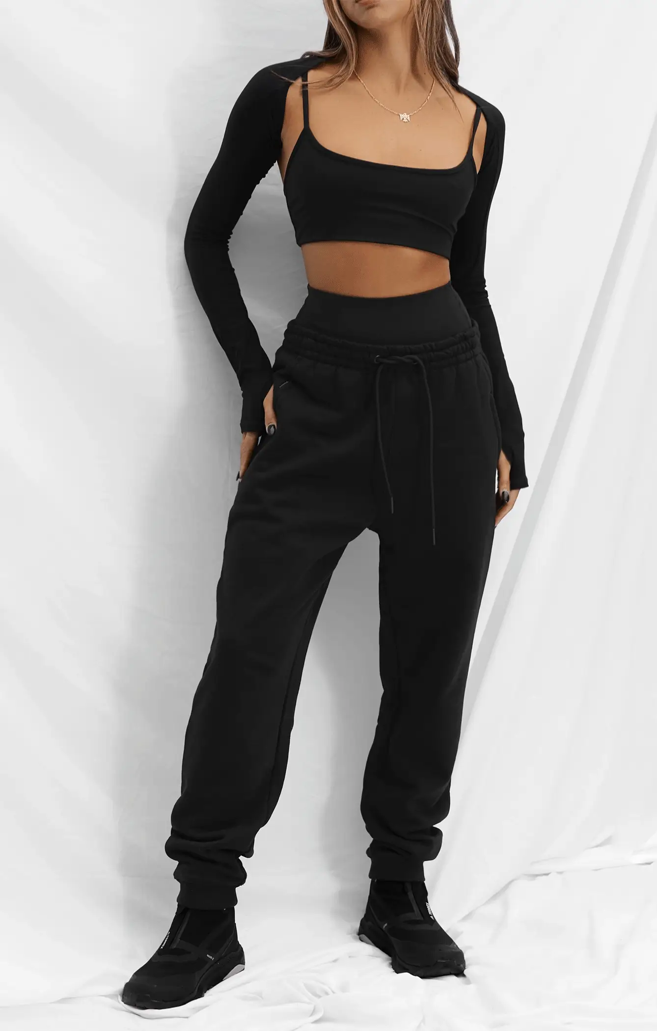 THE SWEAT™ TRACK PANT - BLACK - Image 8