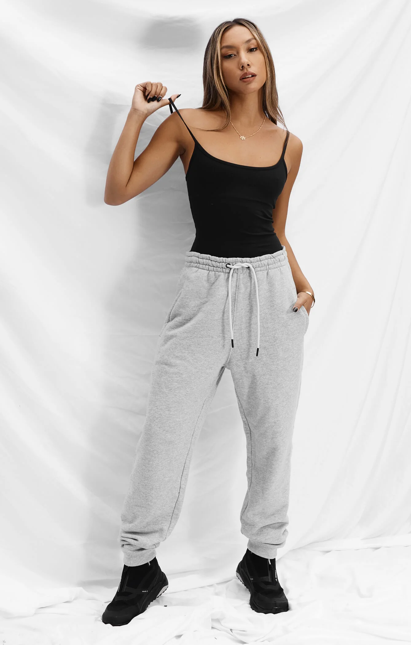 THE SWEAT™ TRACK PANT - HEATHER GREY - Image 5