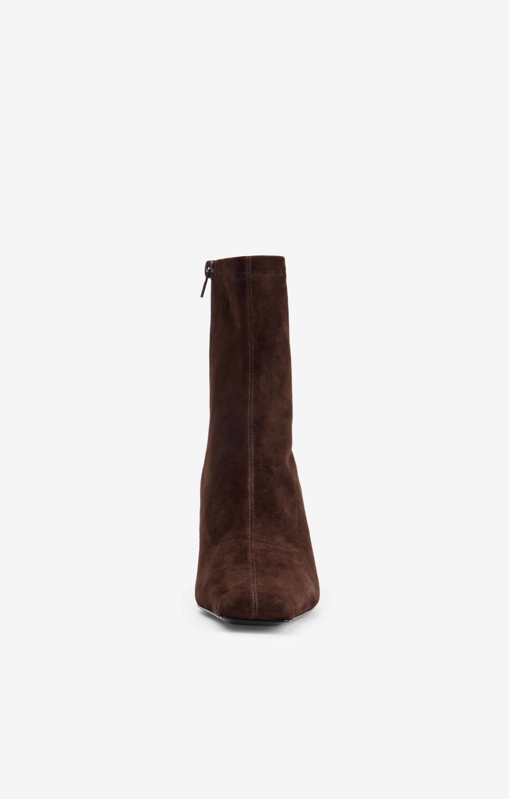 THE AMELIA BOOT - CHOC STRETCH SUEDE - Image 3