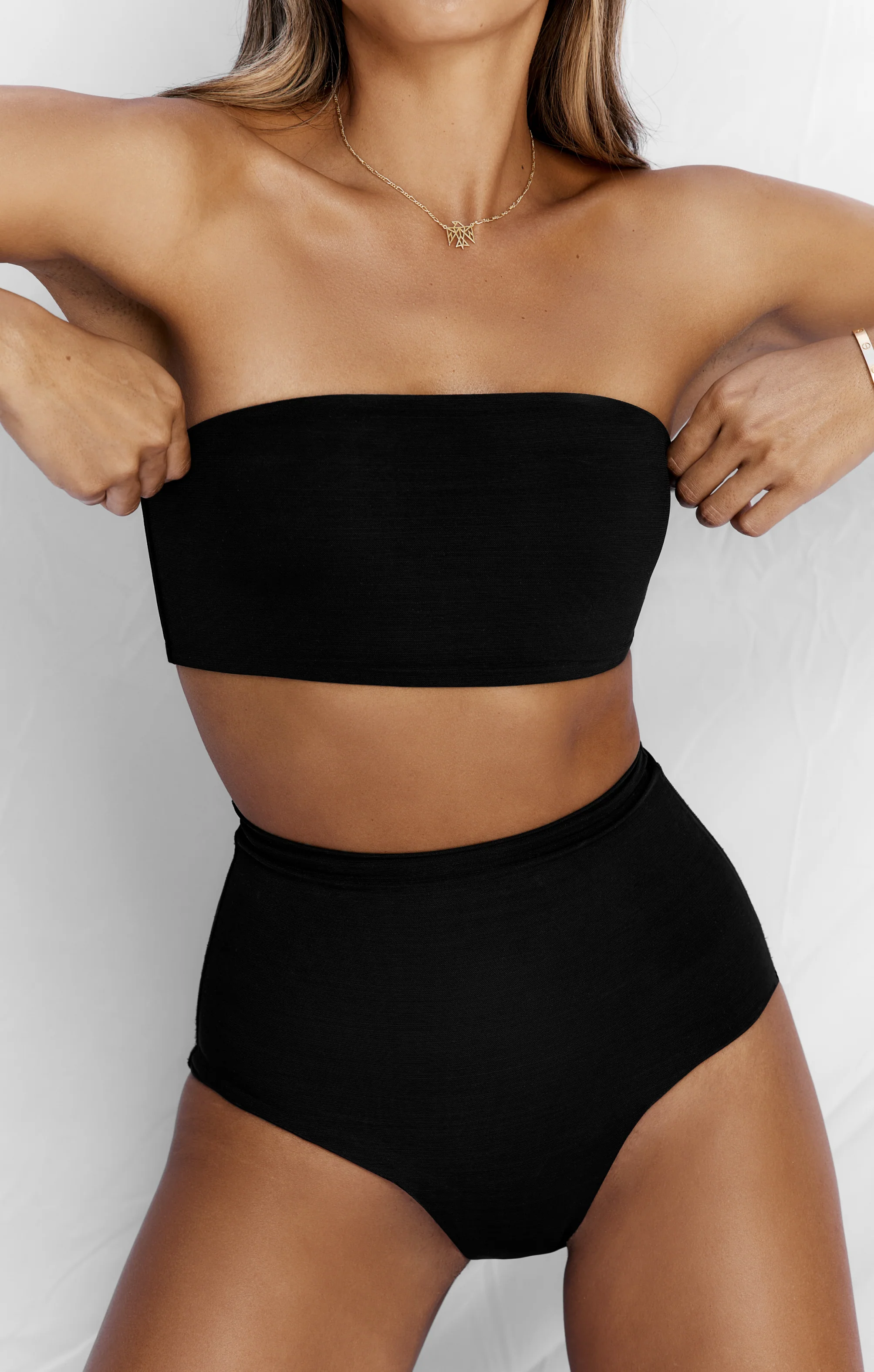 THE BASIC BLOOMERS - BLACK MESH - Image 2