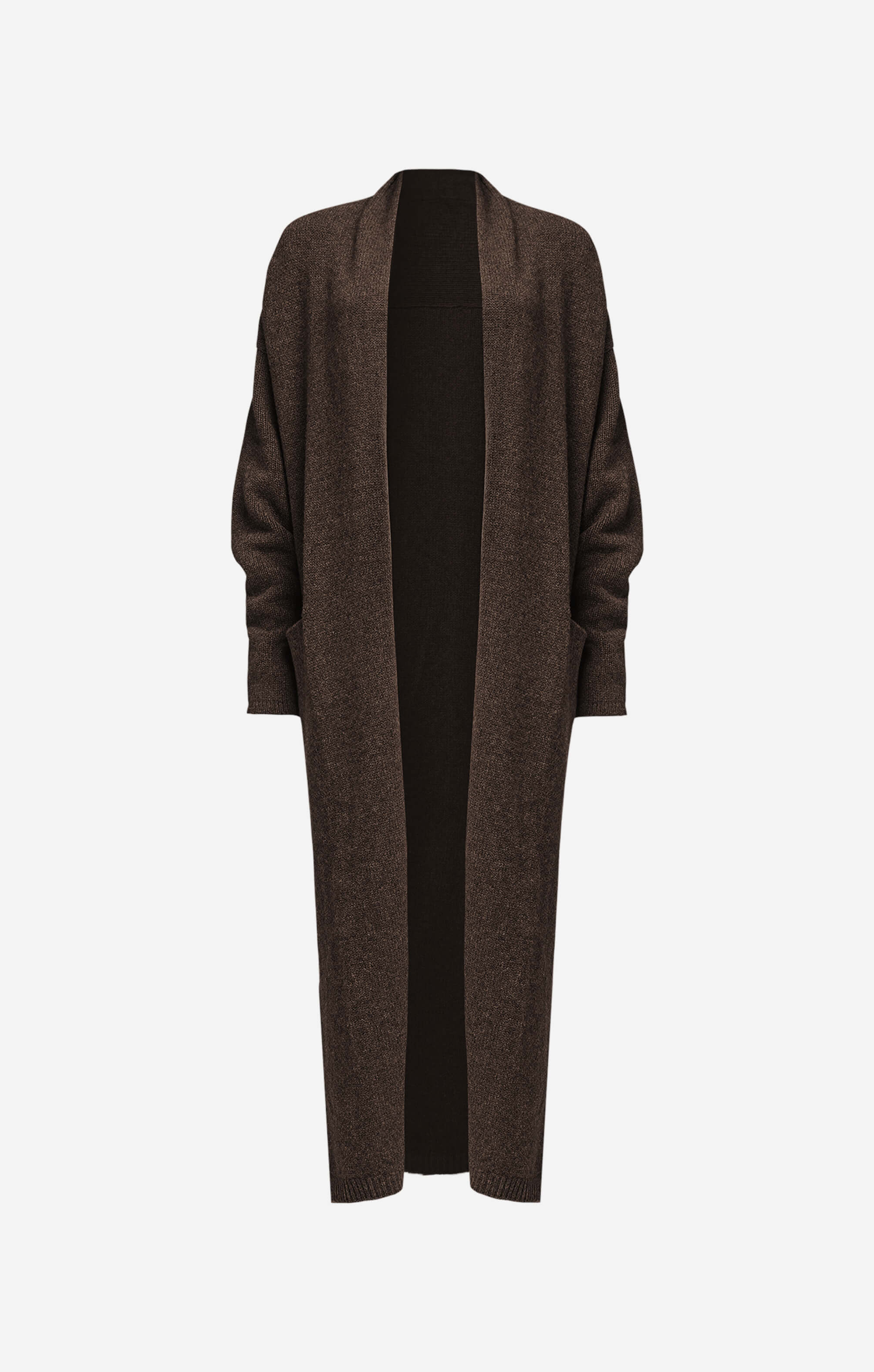 THE CARDIGAN COAT - ESPRESSO MARLE - Image 9