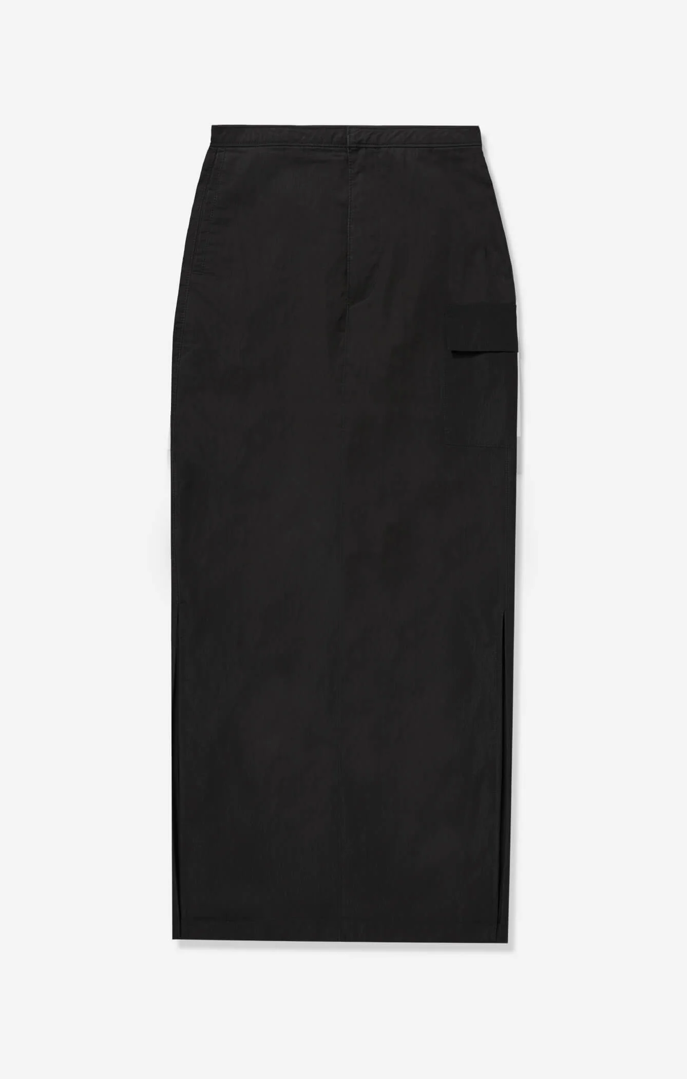 THE CARGO MAXI SKIRT - BLACK - Image 8