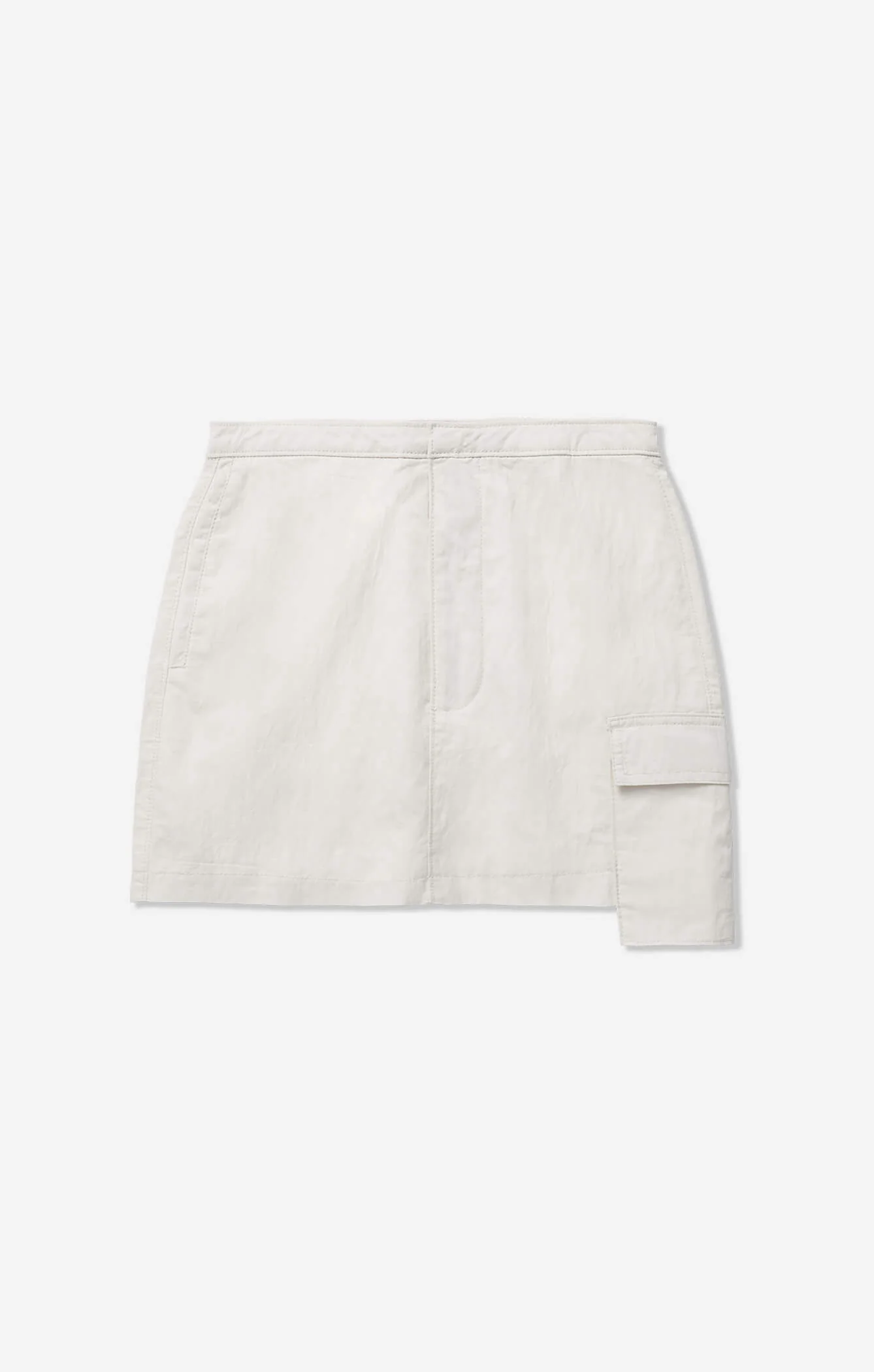 THE CARGO MINI SKIRT - IVORY - Image 7