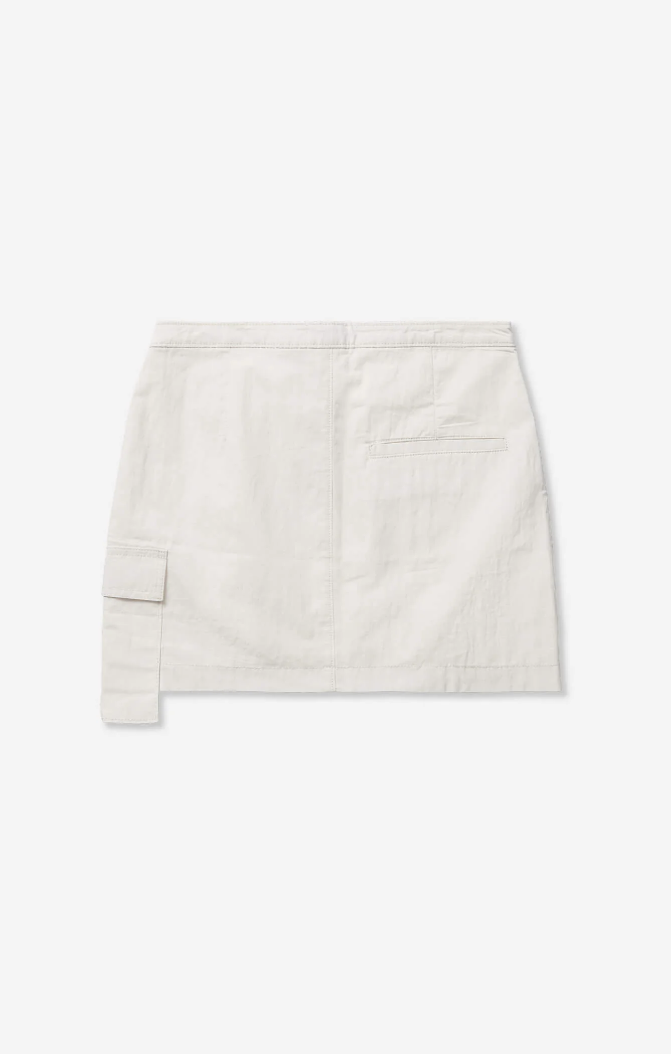 THE CARGO MINI SKIRT - IVORY - Image 8