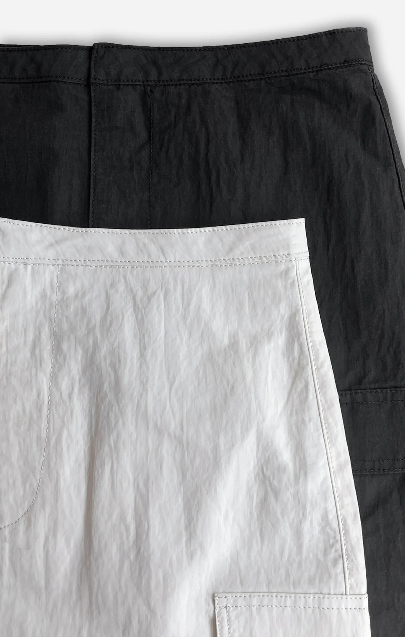 THE CARGO MINI SKIRT - IVORY - Image 9