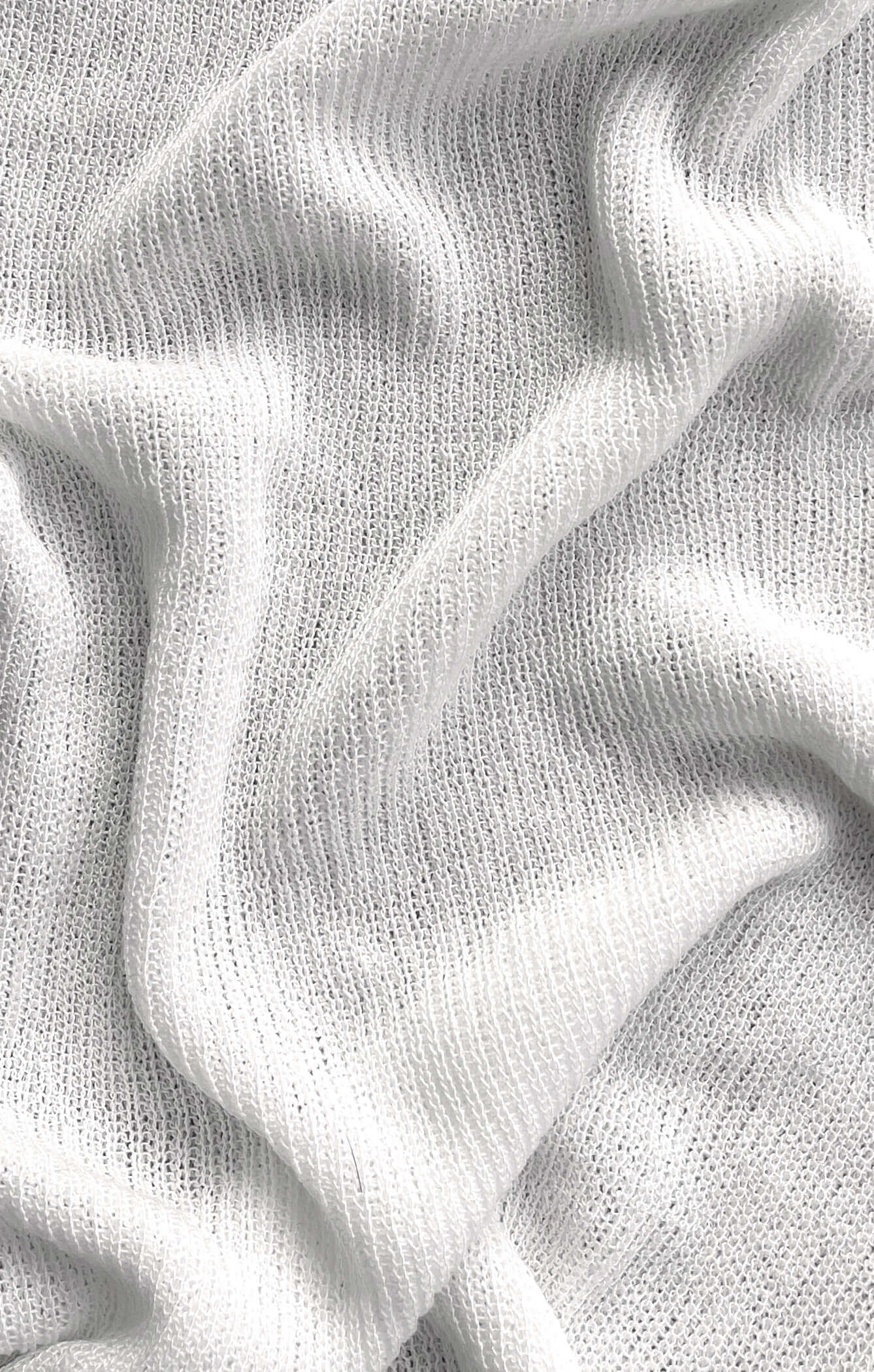 THE CROPPED KNITTED LONG SLEEVE - WHITE - Image 8
