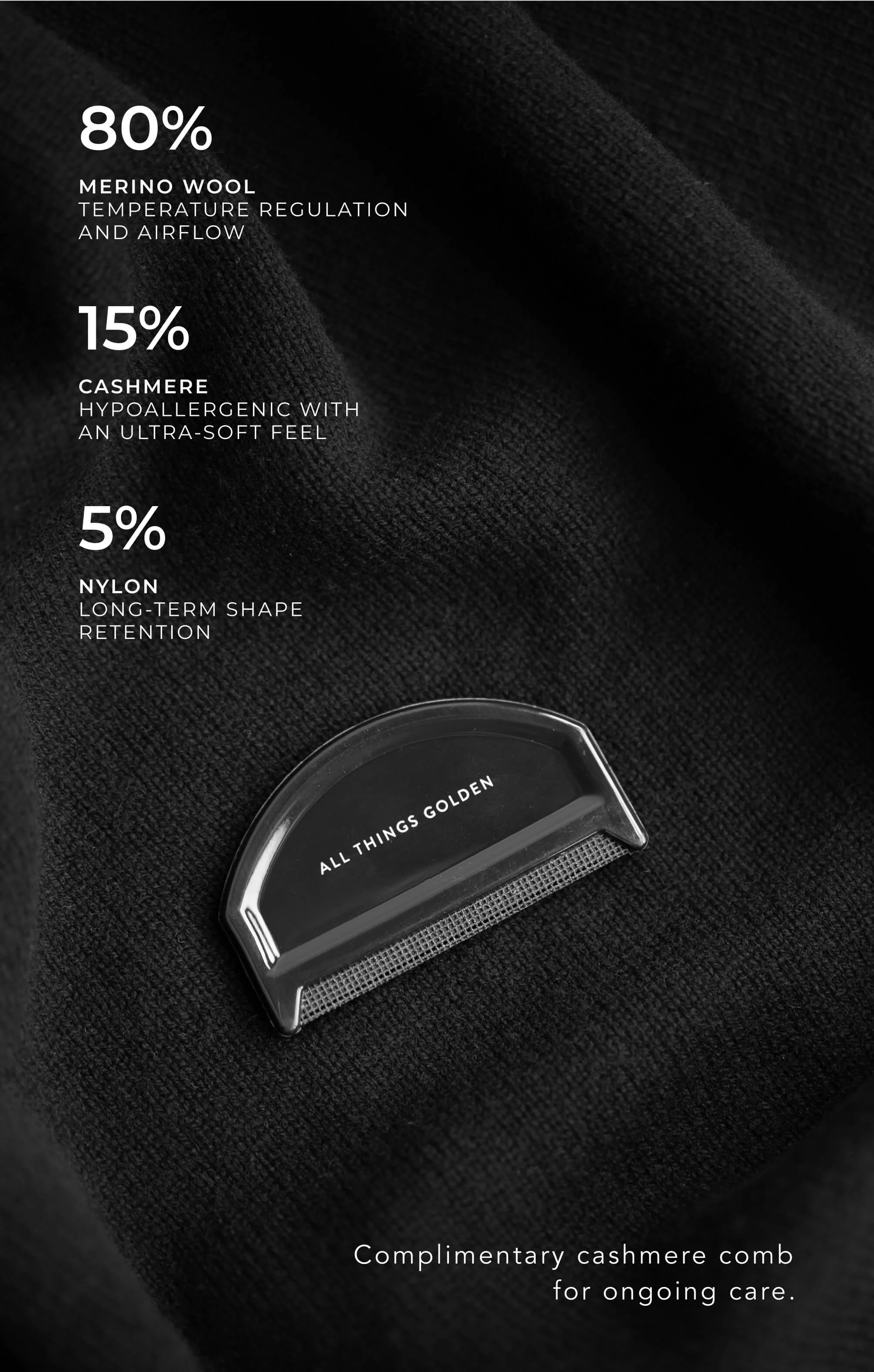 THE CROPPED UNIVERSAL KNIT 2.0 - BLACK - Image 8