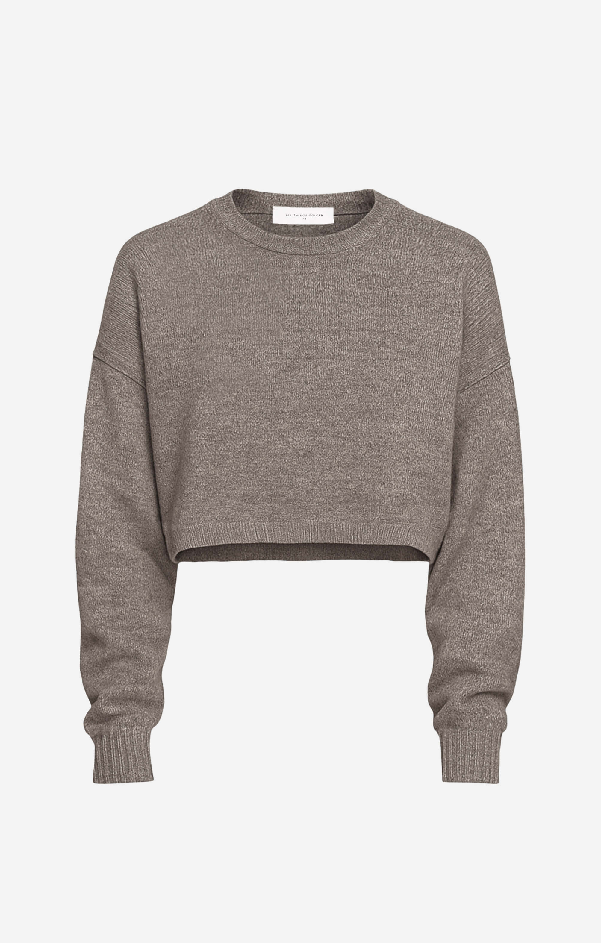 THE CROPPED UNIVERSAL KNIT 2.0 - NEUTRAL MARLE - Image 7