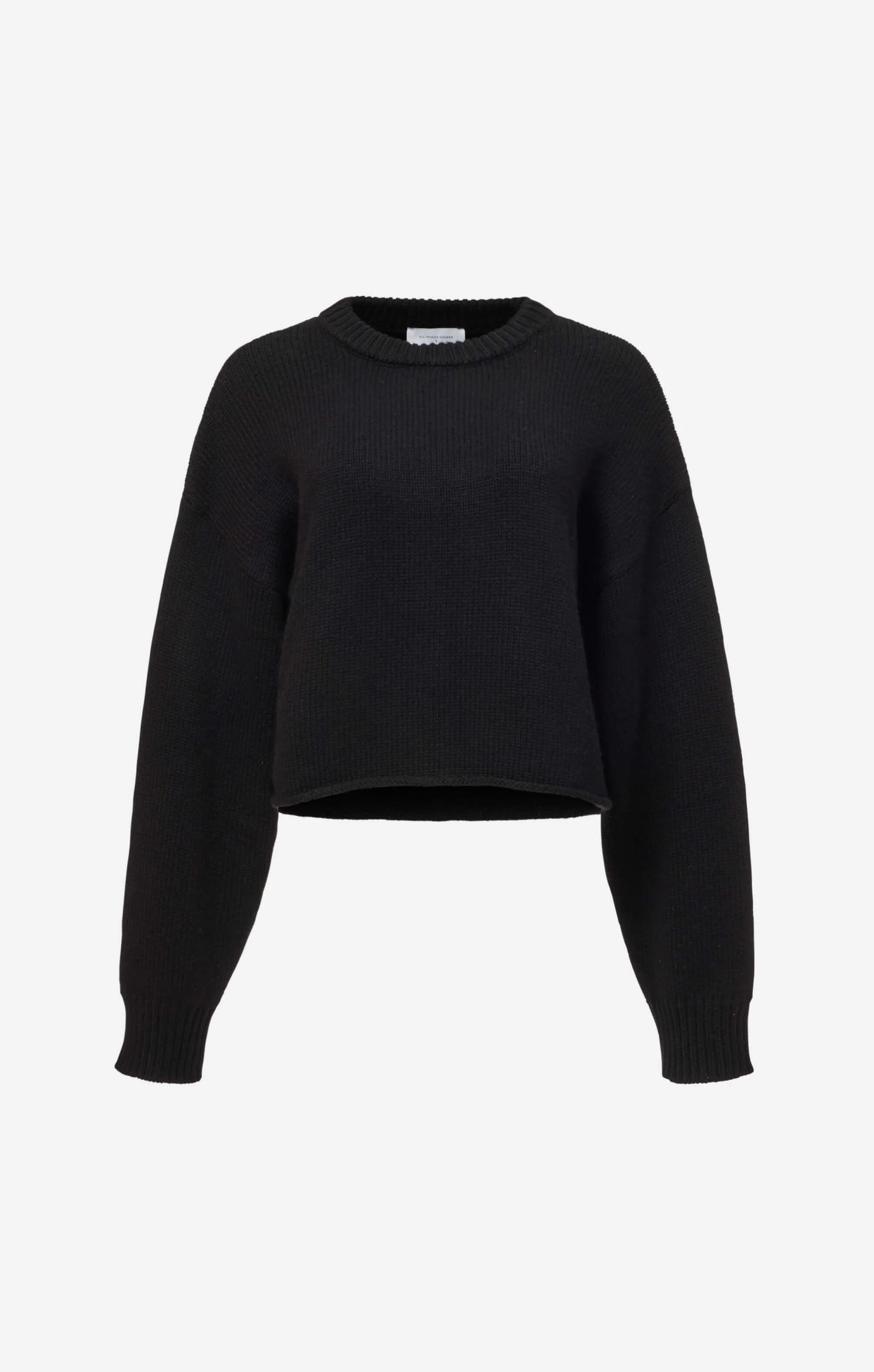 THE HEAVY KNIT - BLACK - Image 6