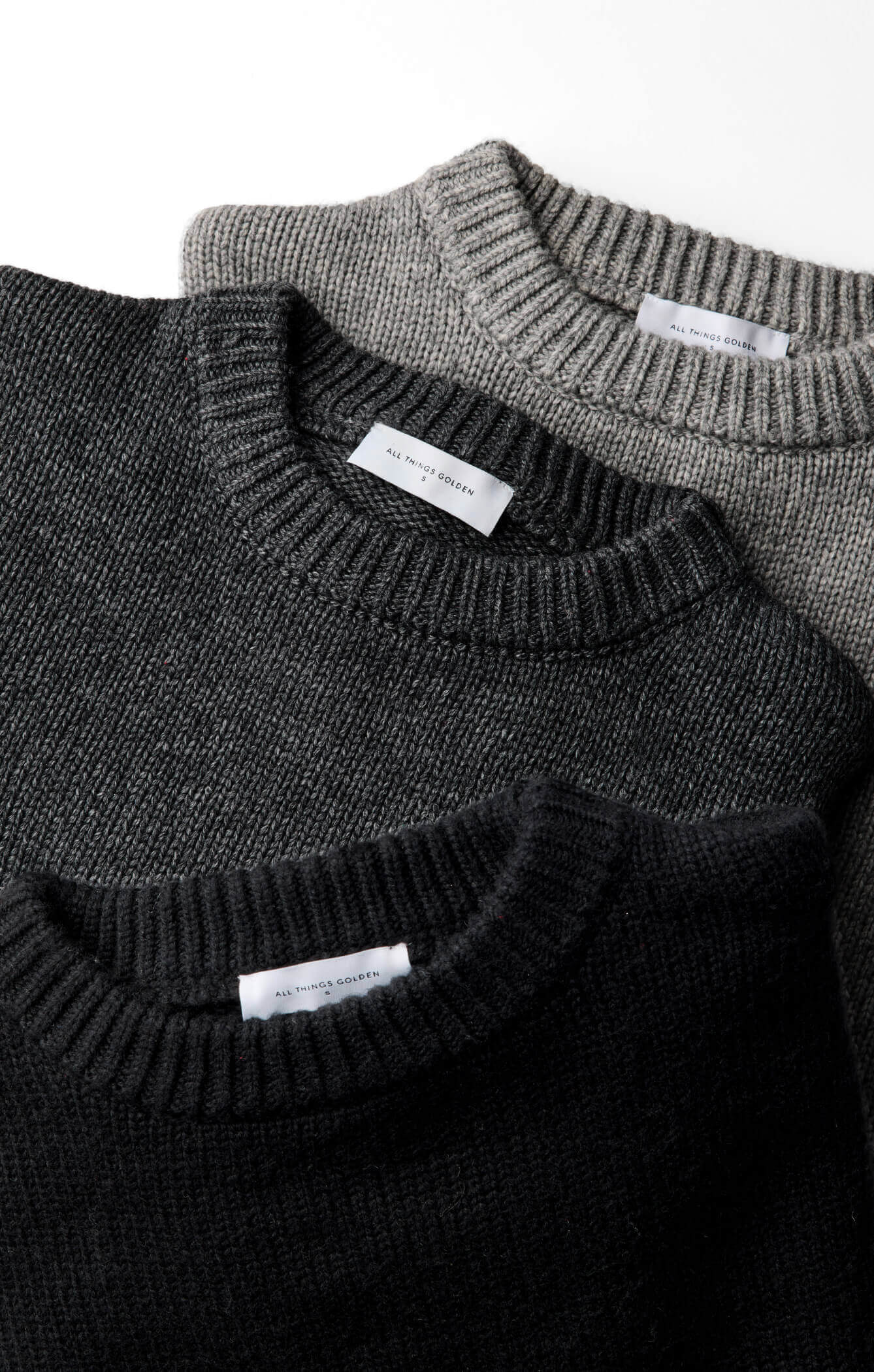 THE HEAVY KNIT - BLACK - Image 7