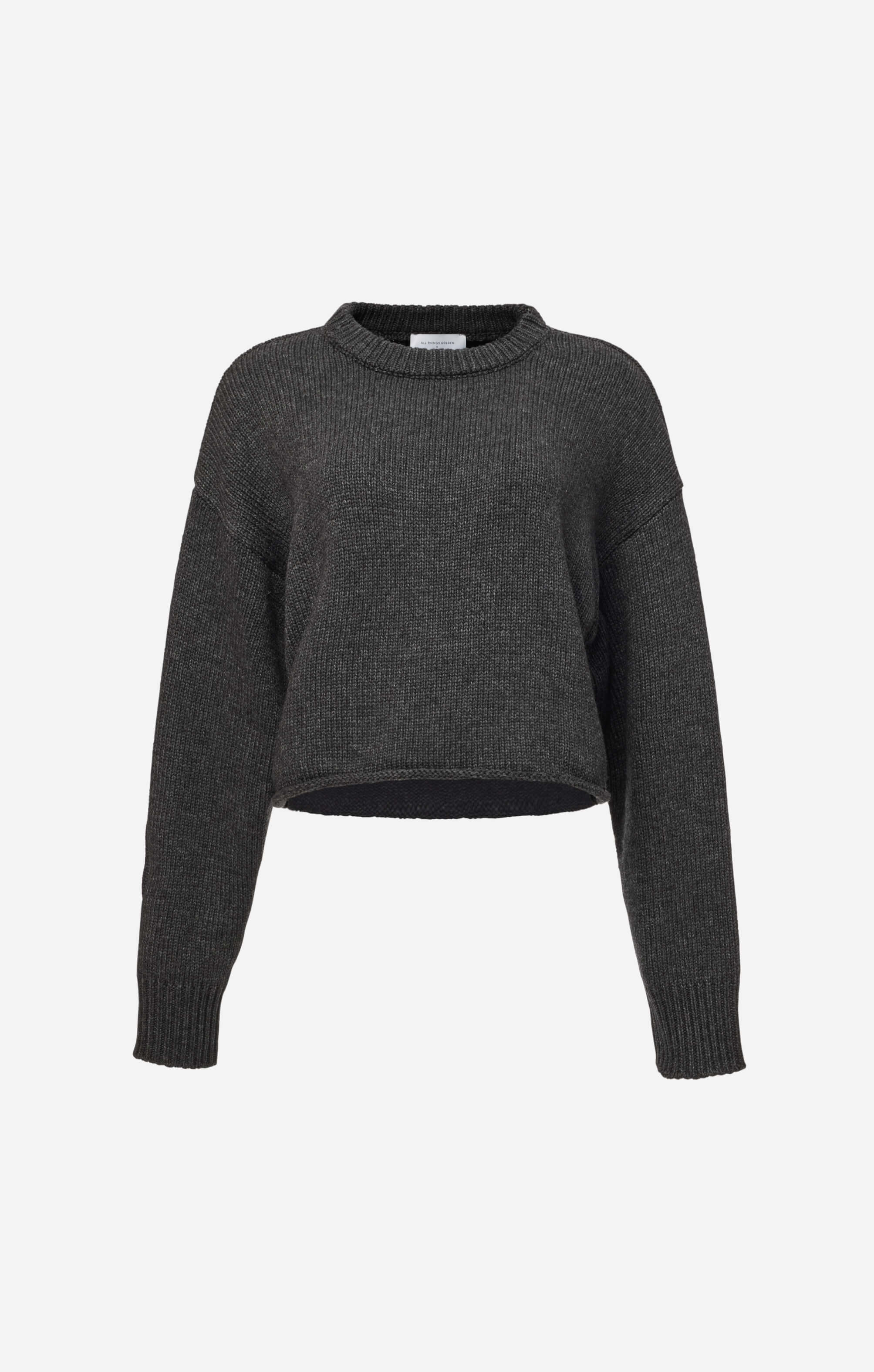 THE HEAVY KNIT - CHARCOAL - Image 5