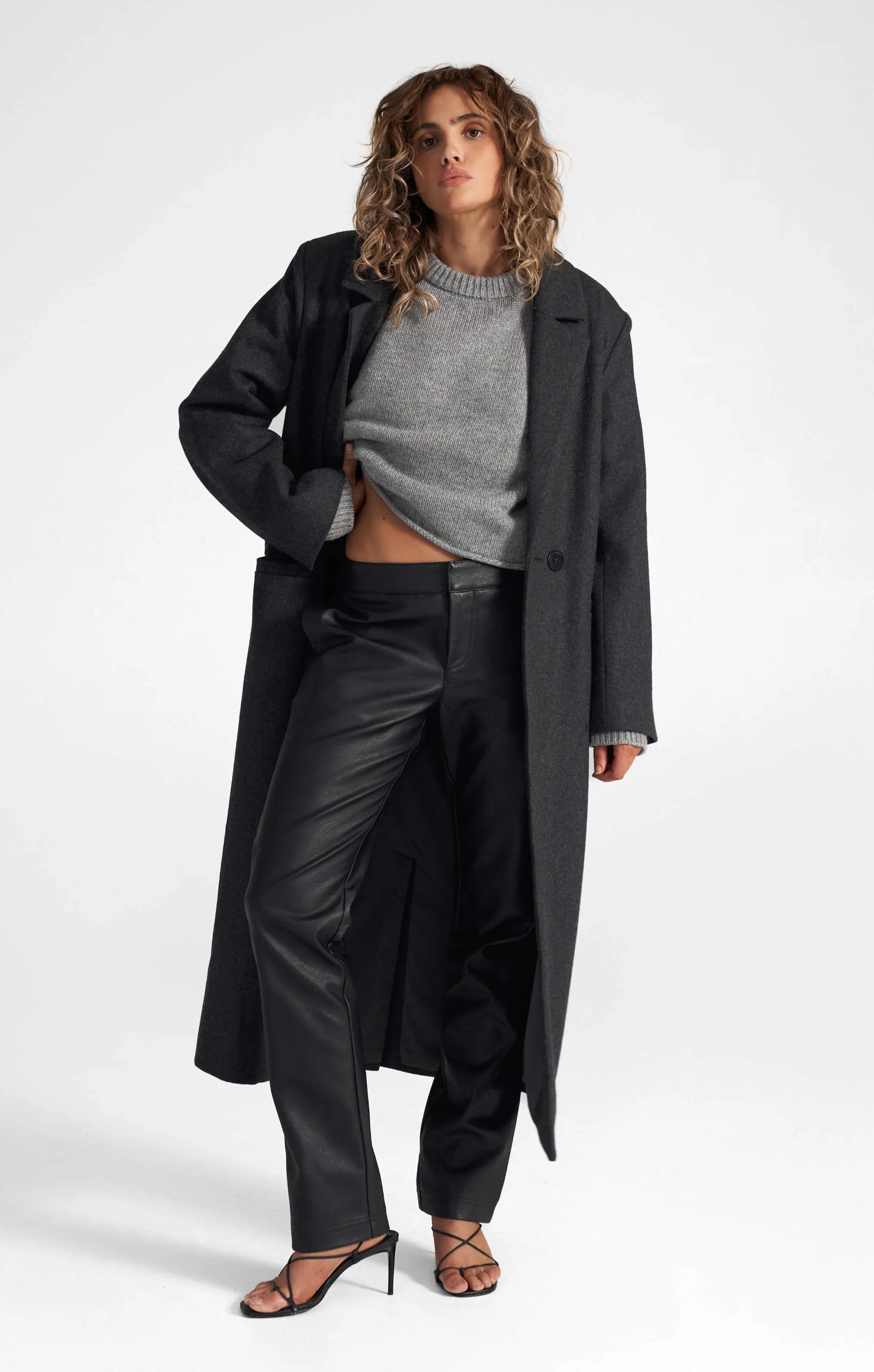THE HEAVY KNIT - GREY - Image 5
