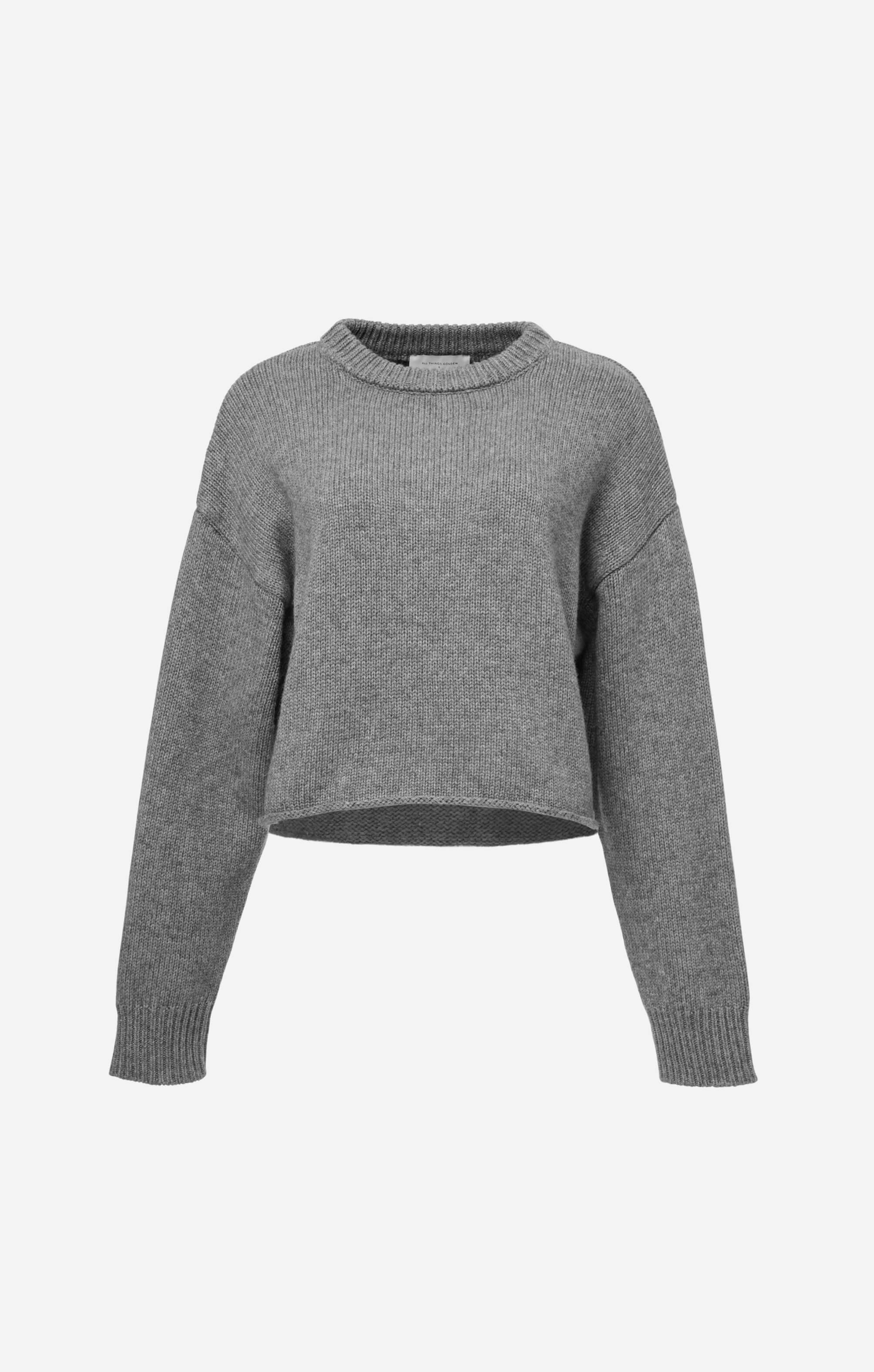 THE HEAVY KNIT - GREY - Image 6