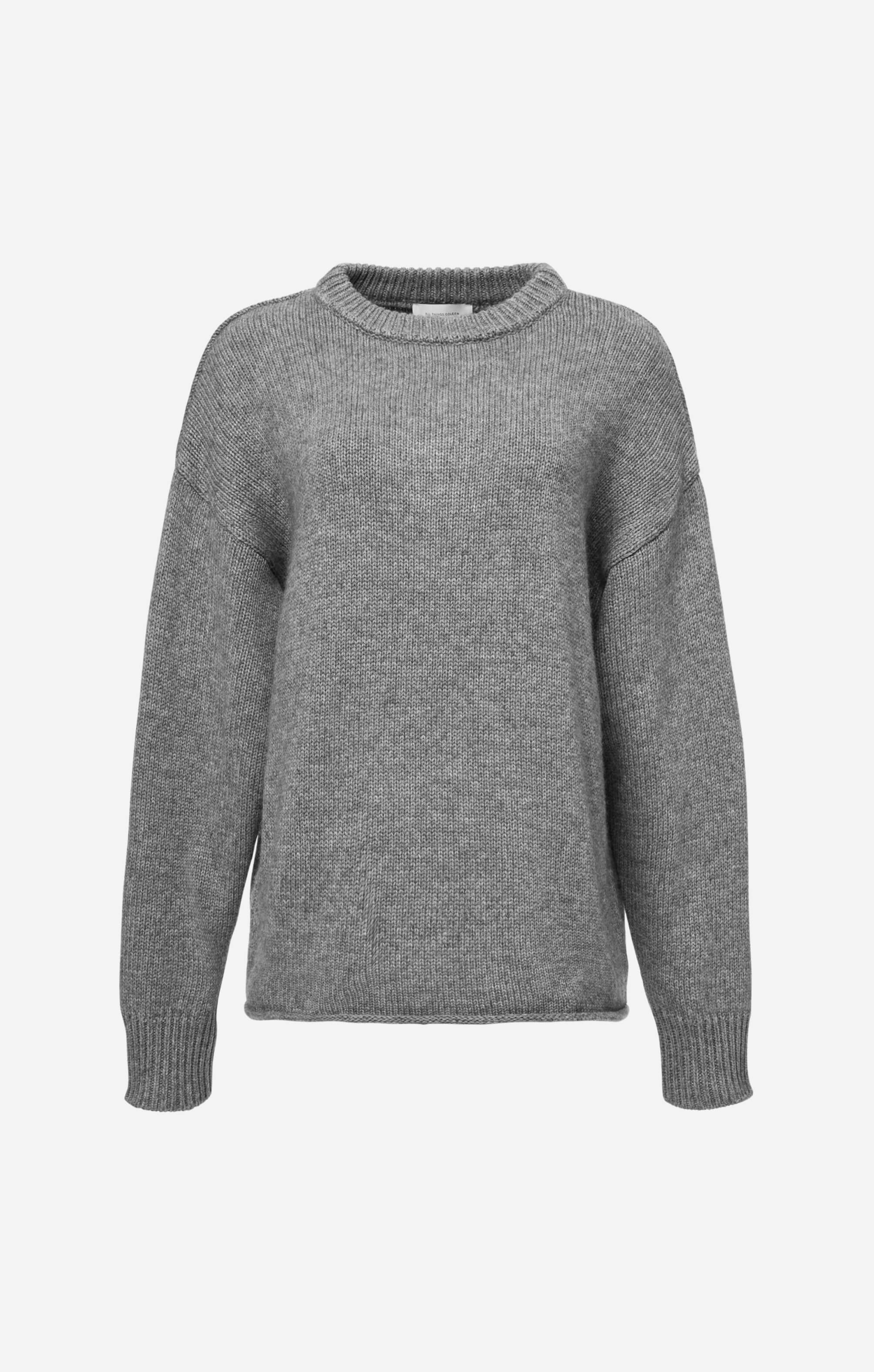 THE HEAVY KNIT LONG - GREY - Image 7