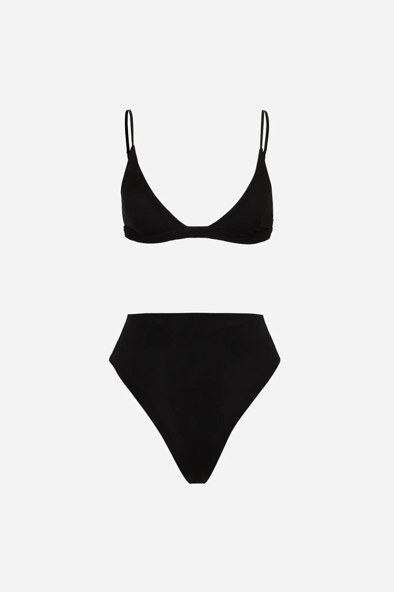 THE HIGH RISE BIKINI BOTTOM - BLACK MESH - Image 5