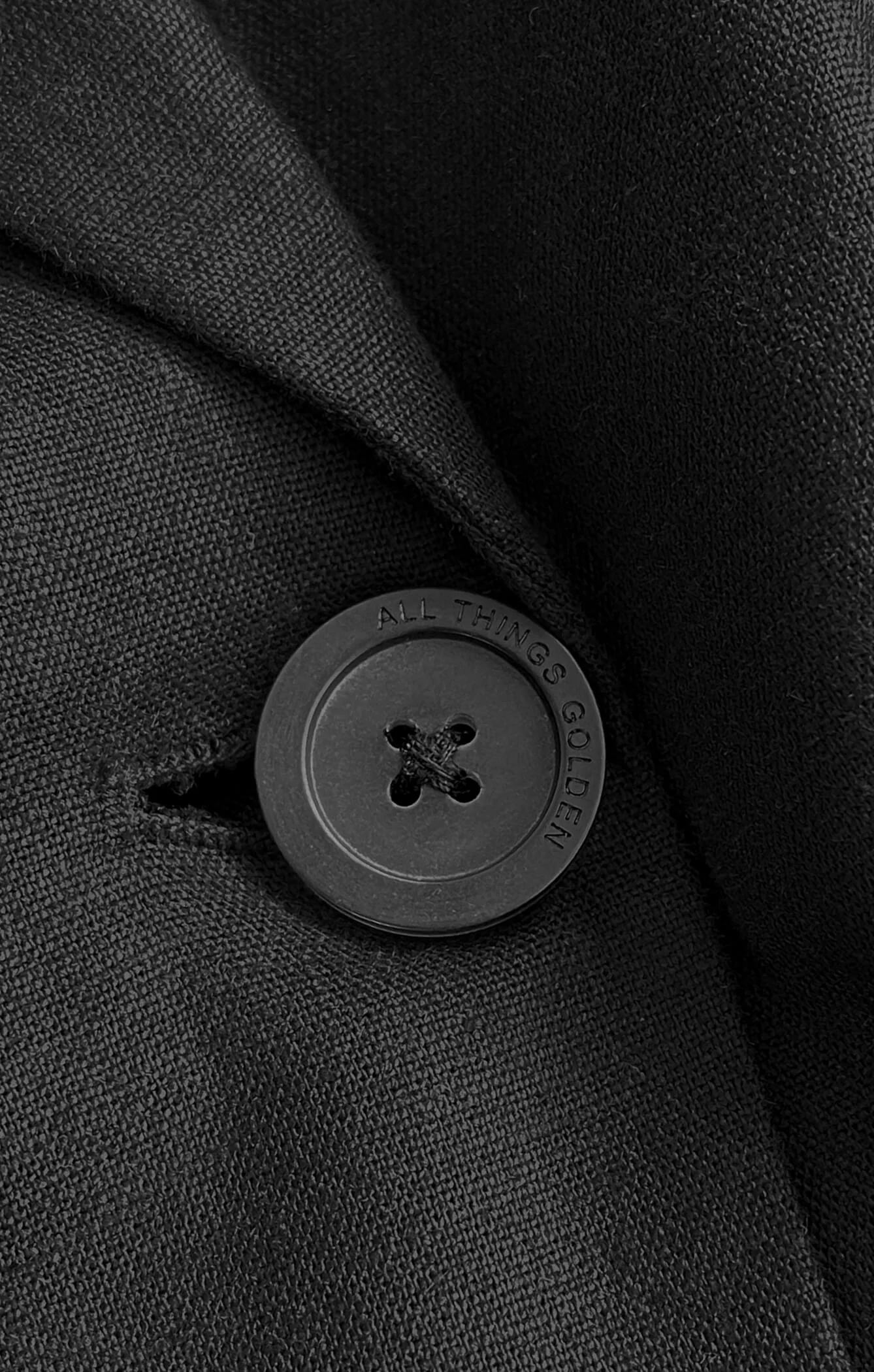 THE LINEN CLASSIC BLAZER - BLACK - Image 11