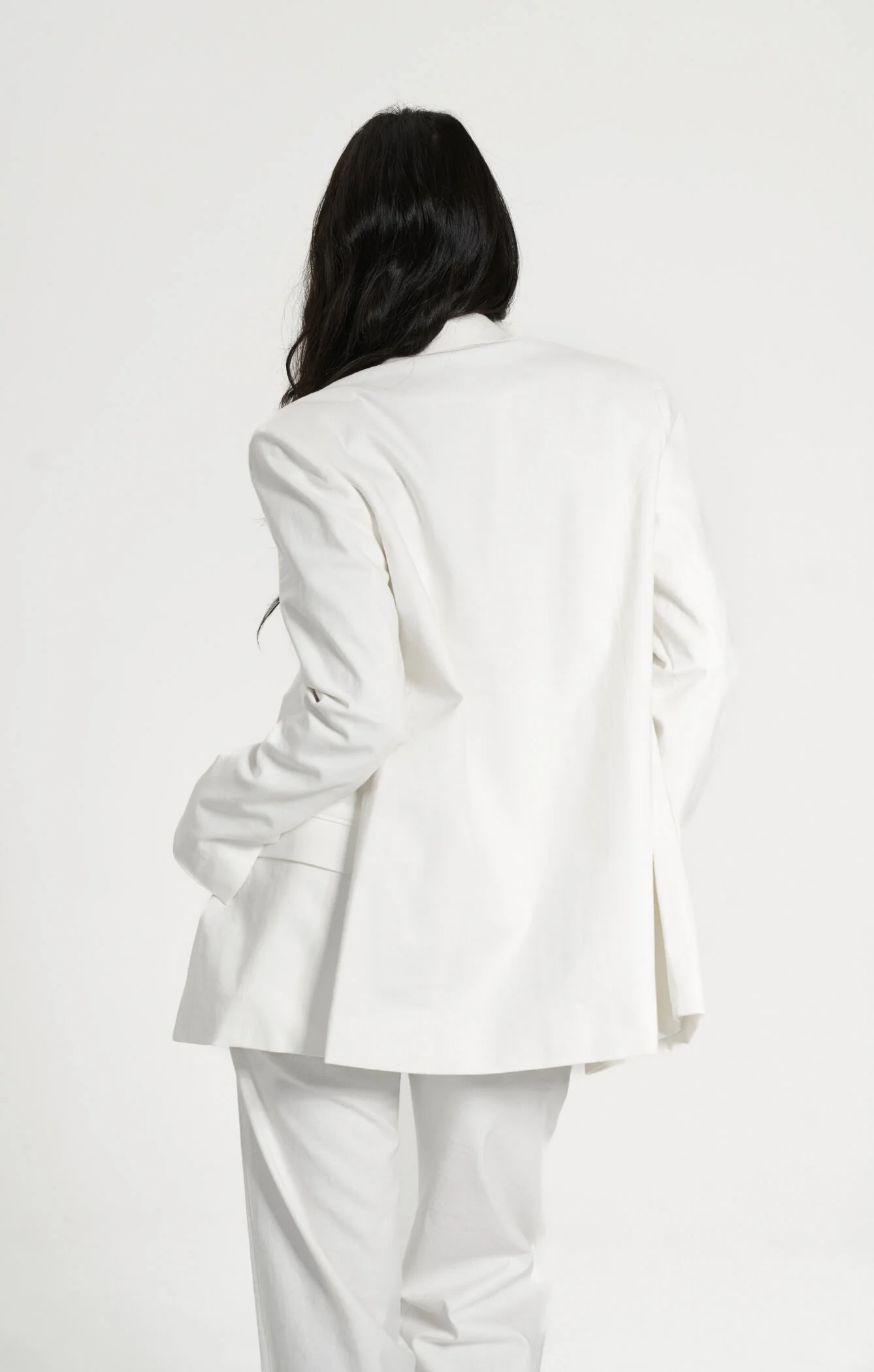 THE LINEN CLASSIC BLAZER - WHITE - Image 3
