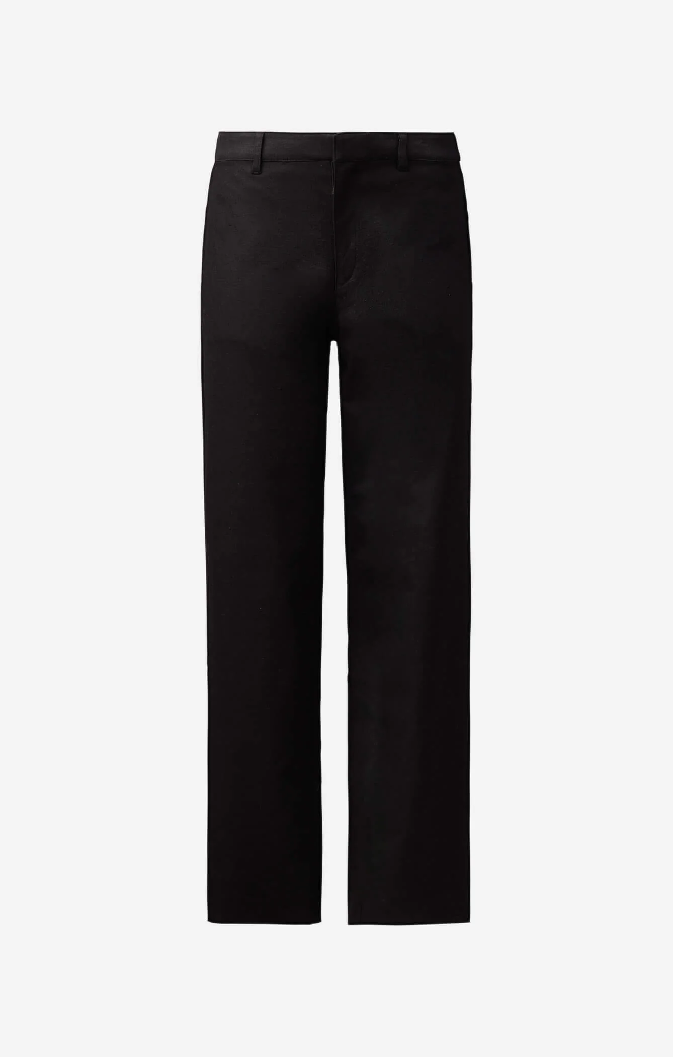 THE LINEN LOW RISE PANT - BLACK - Image 9