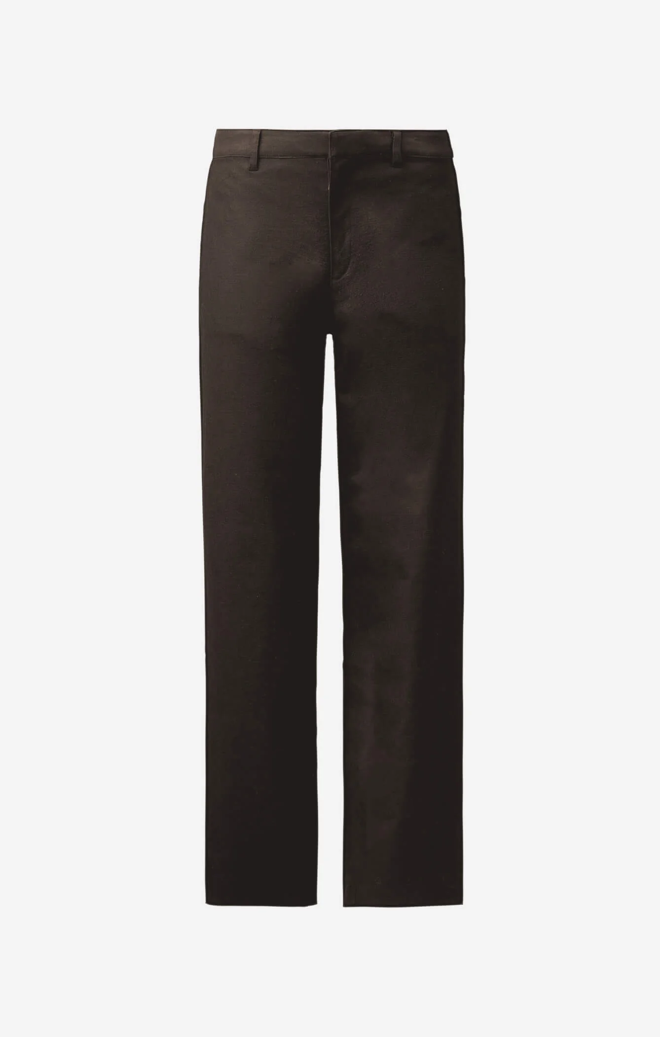THE LINEN LOW RISE PANT - ESPRESSO - Image 7