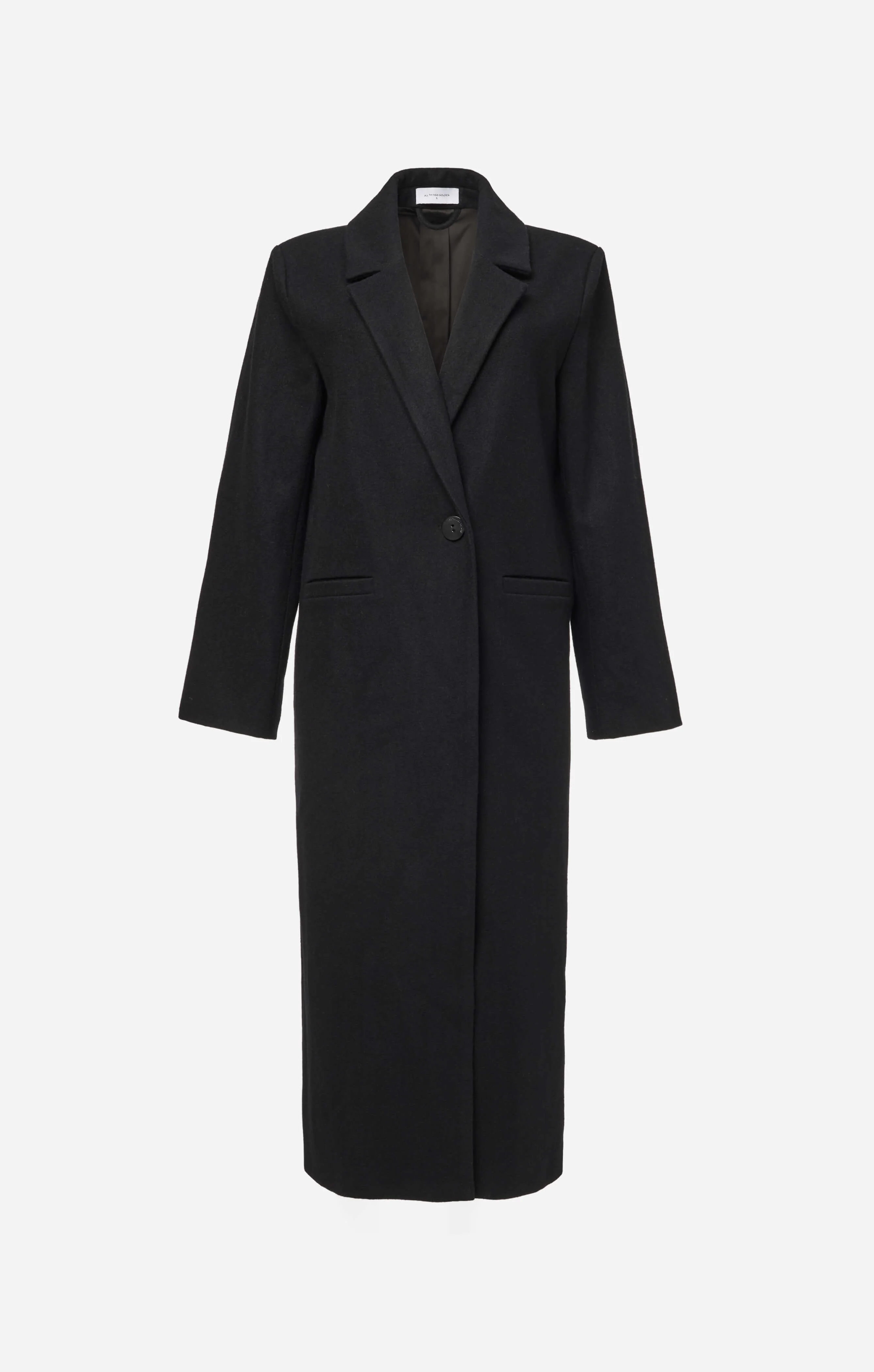 THE LONGLINE CLASSIC COAT - BLACK - Image 8