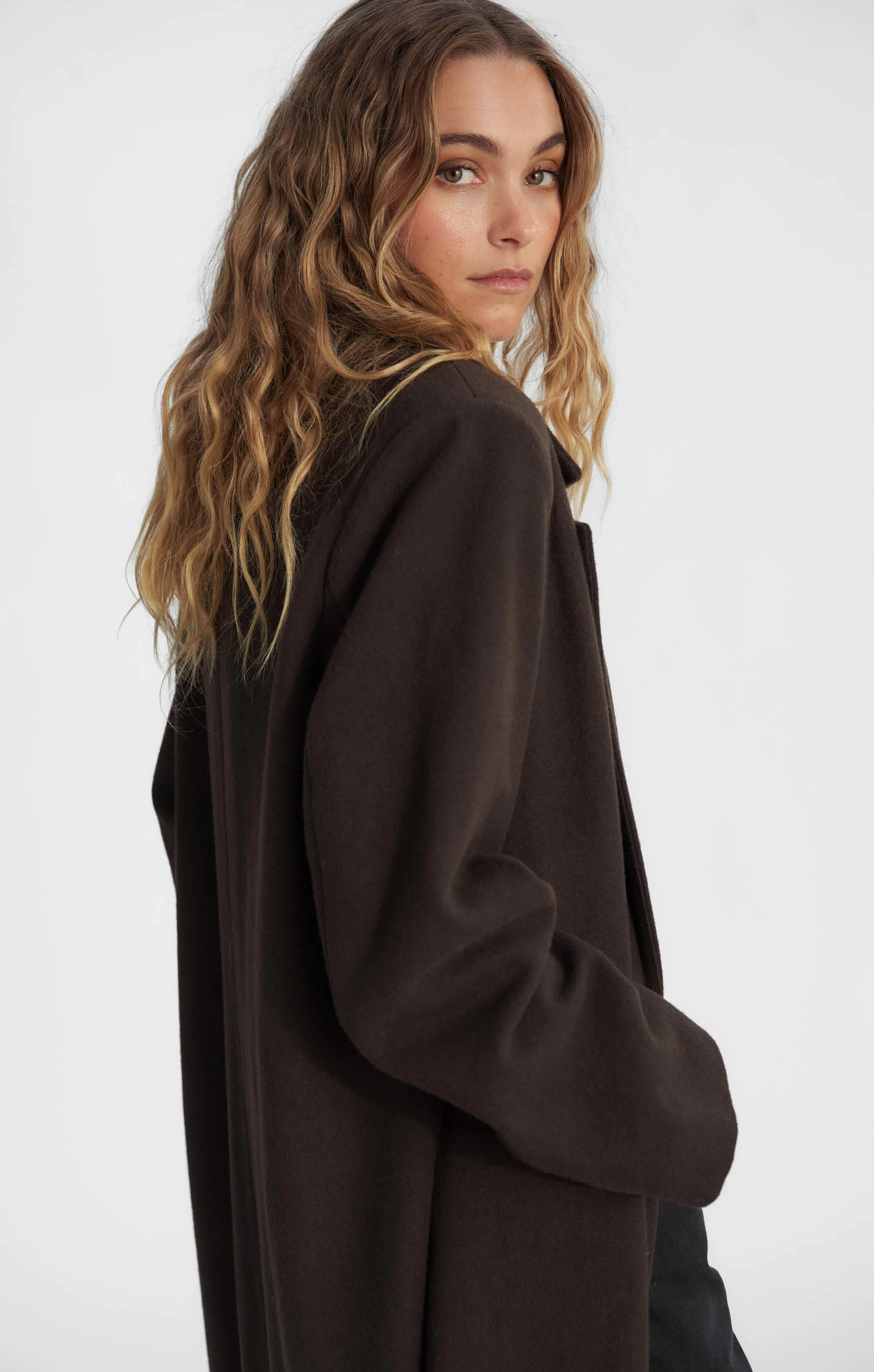 THE LONGLINE CLASSIC COAT - ESPRESSO - Image 4