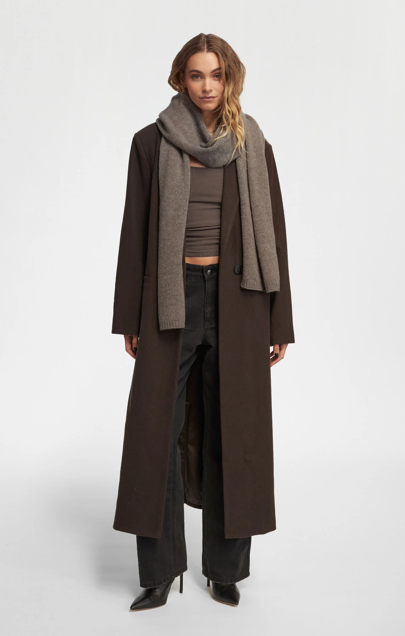 THE LONGLINE CLASSIC COAT - ESPRESSO - Image 5