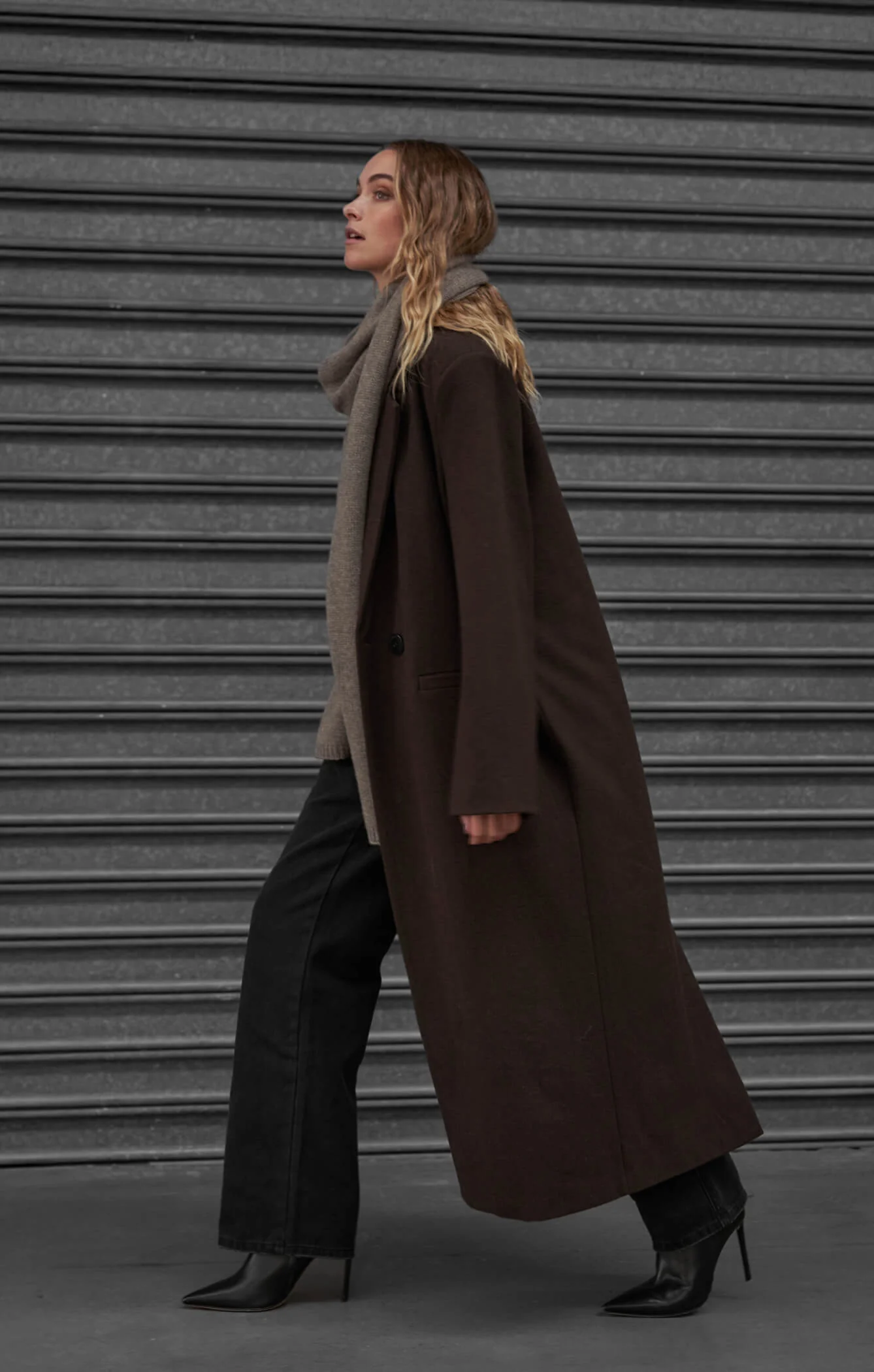 THE LONGLINE CLASSIC COAT - ESPRESSO - Image 6