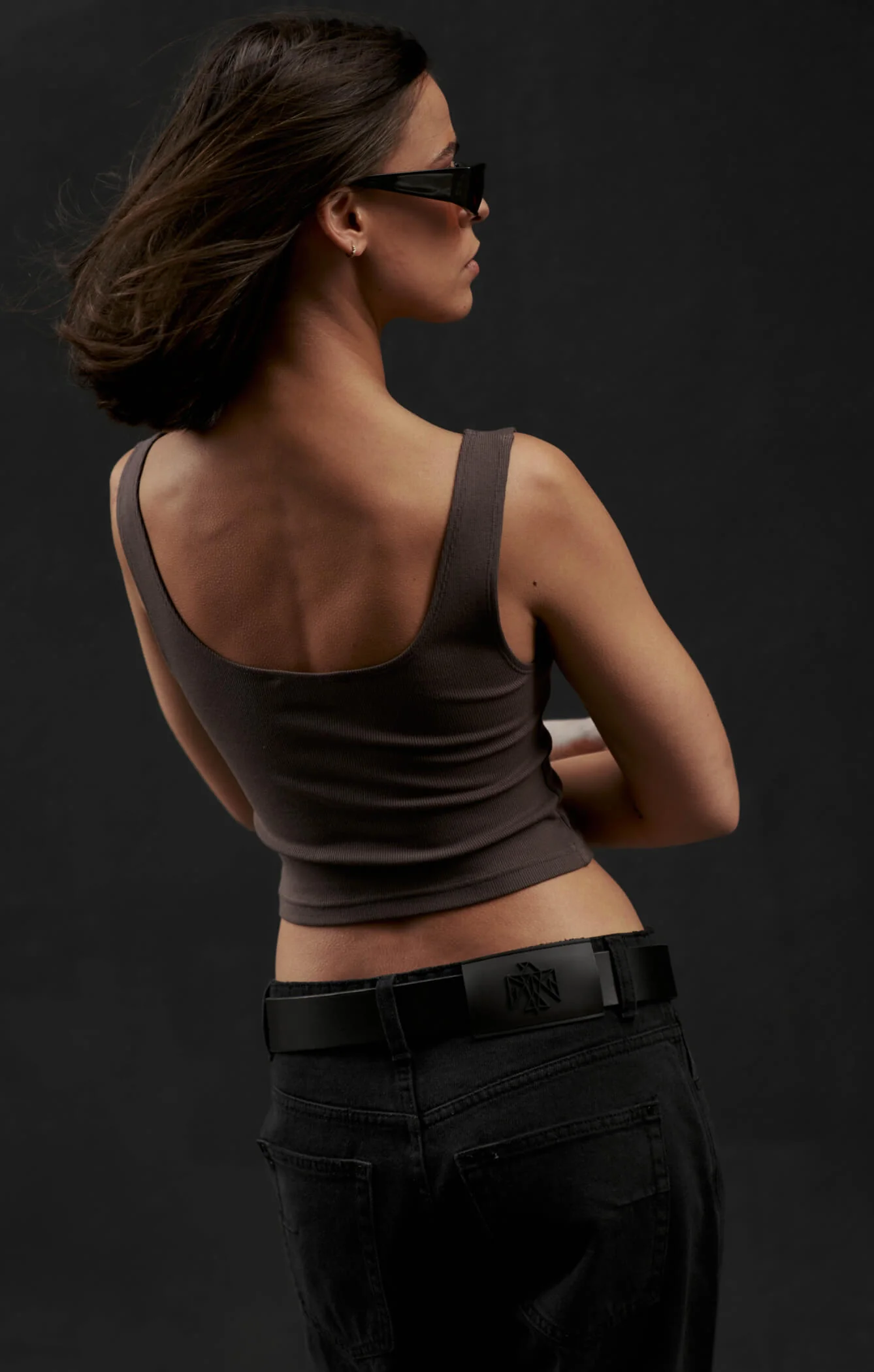 THE LUXE RIB CROP - ESPRESSO - Image 3