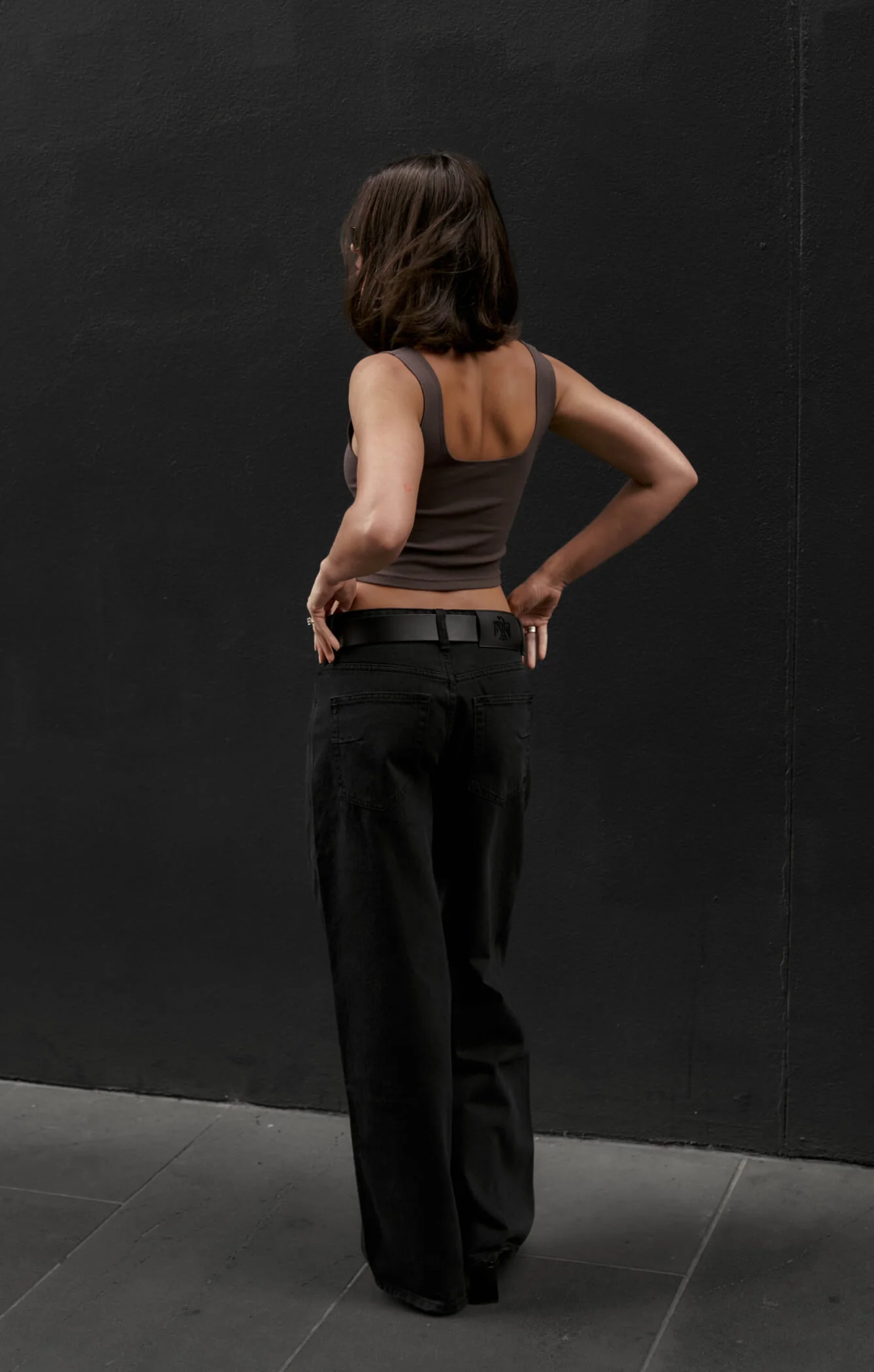 THE LUXE RIB CROP - ESPRESSO - Image 5