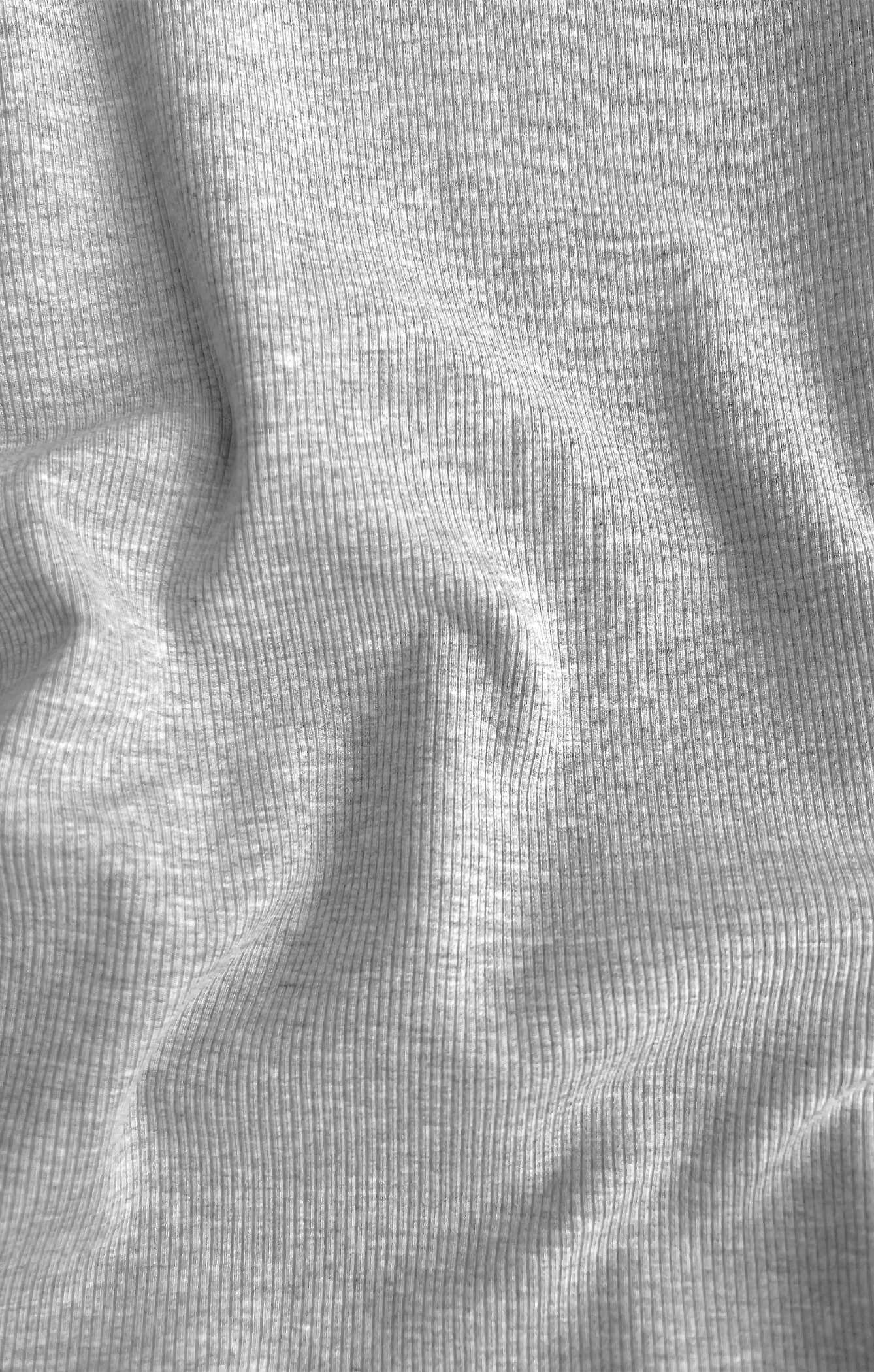 THE LUXE RIB HIGH NECK MINI DRESS- MID GREY - Image 8