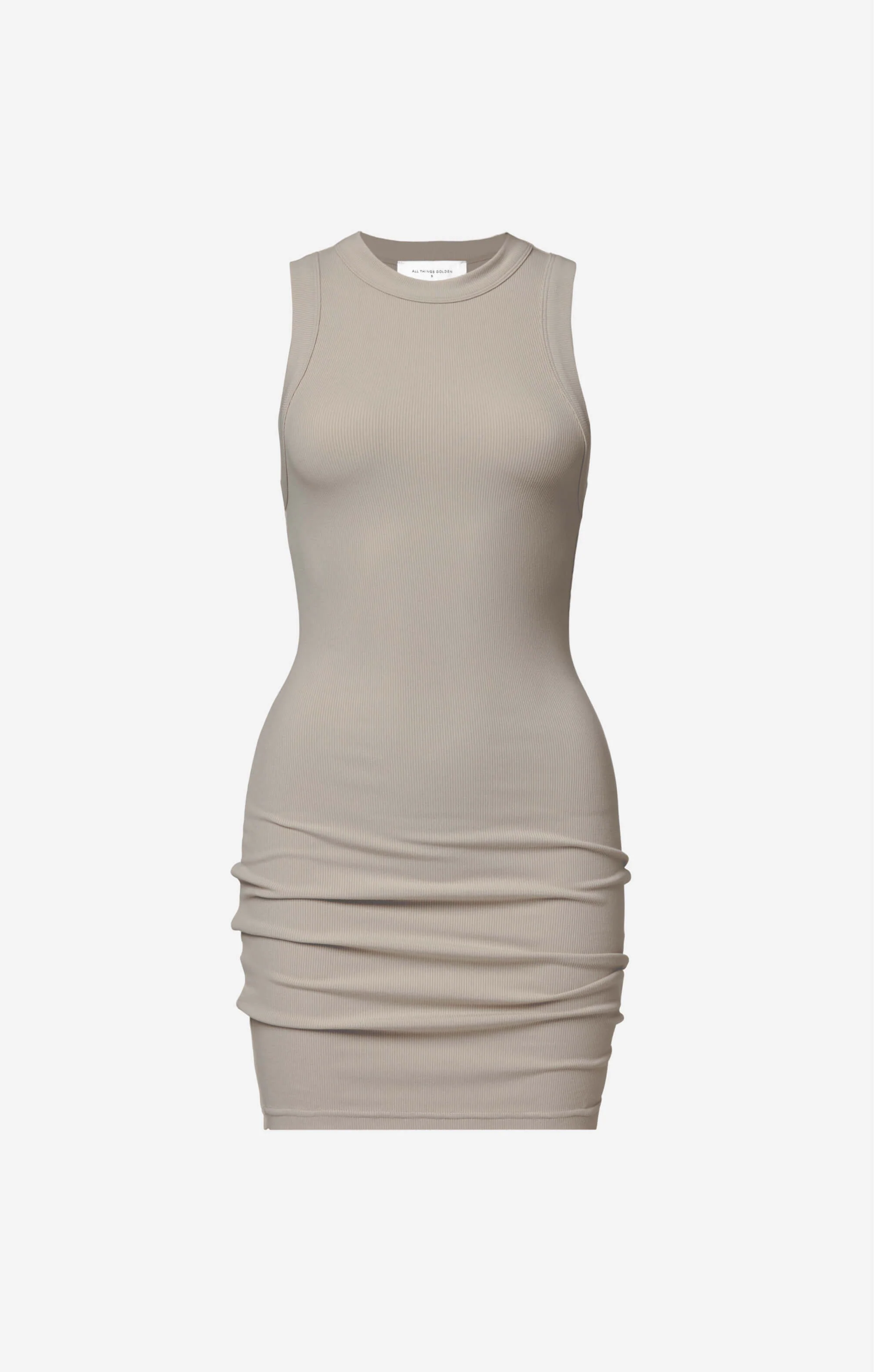 THE LUXE RIB HIGH NECK MINI - SLATE - Image 8