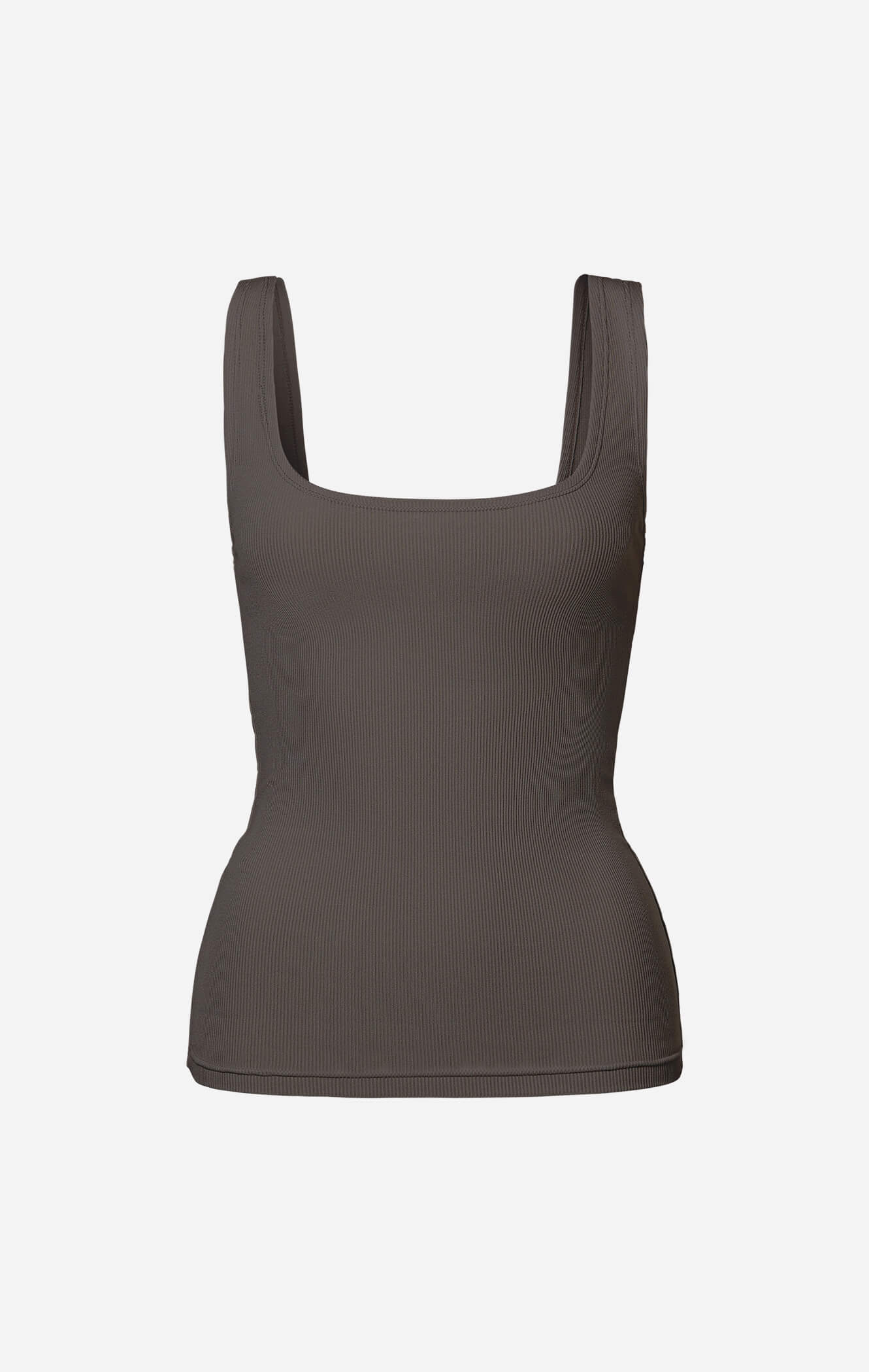 THE LUXE RIB TANK - ESPRESSO - Image 8