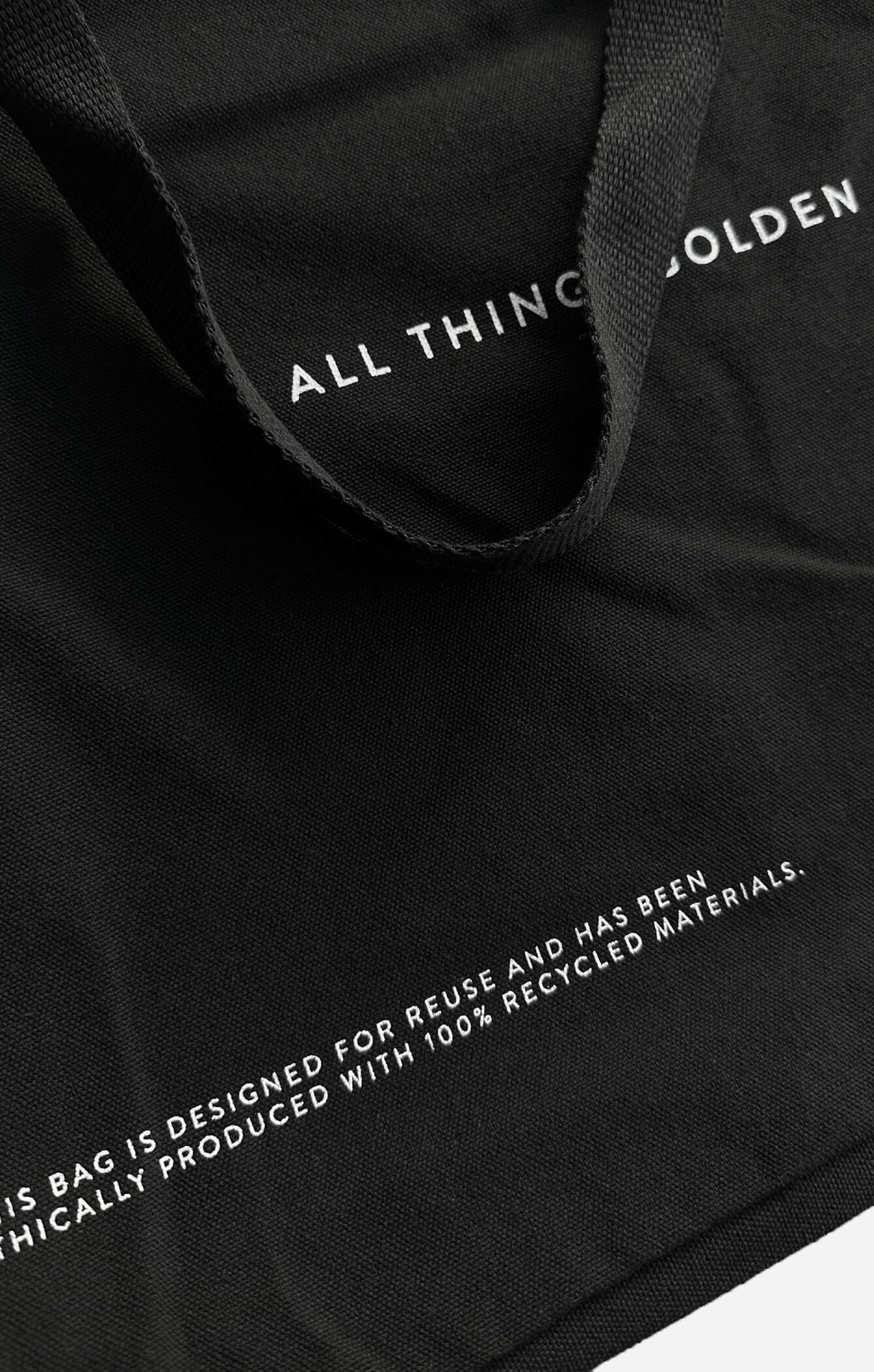 THE OVERSIZED TOTE - BLACK - Image 3