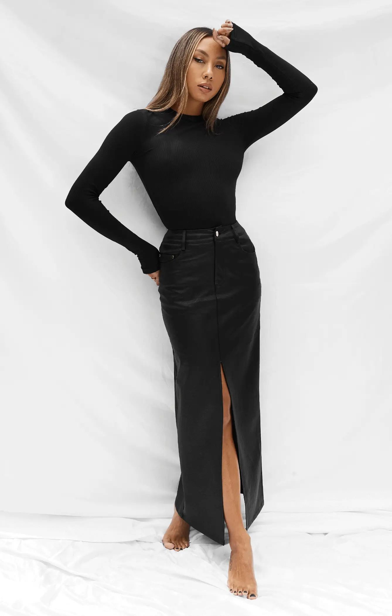 THE PEBBLED™ MAXI SKIRT - Image 5