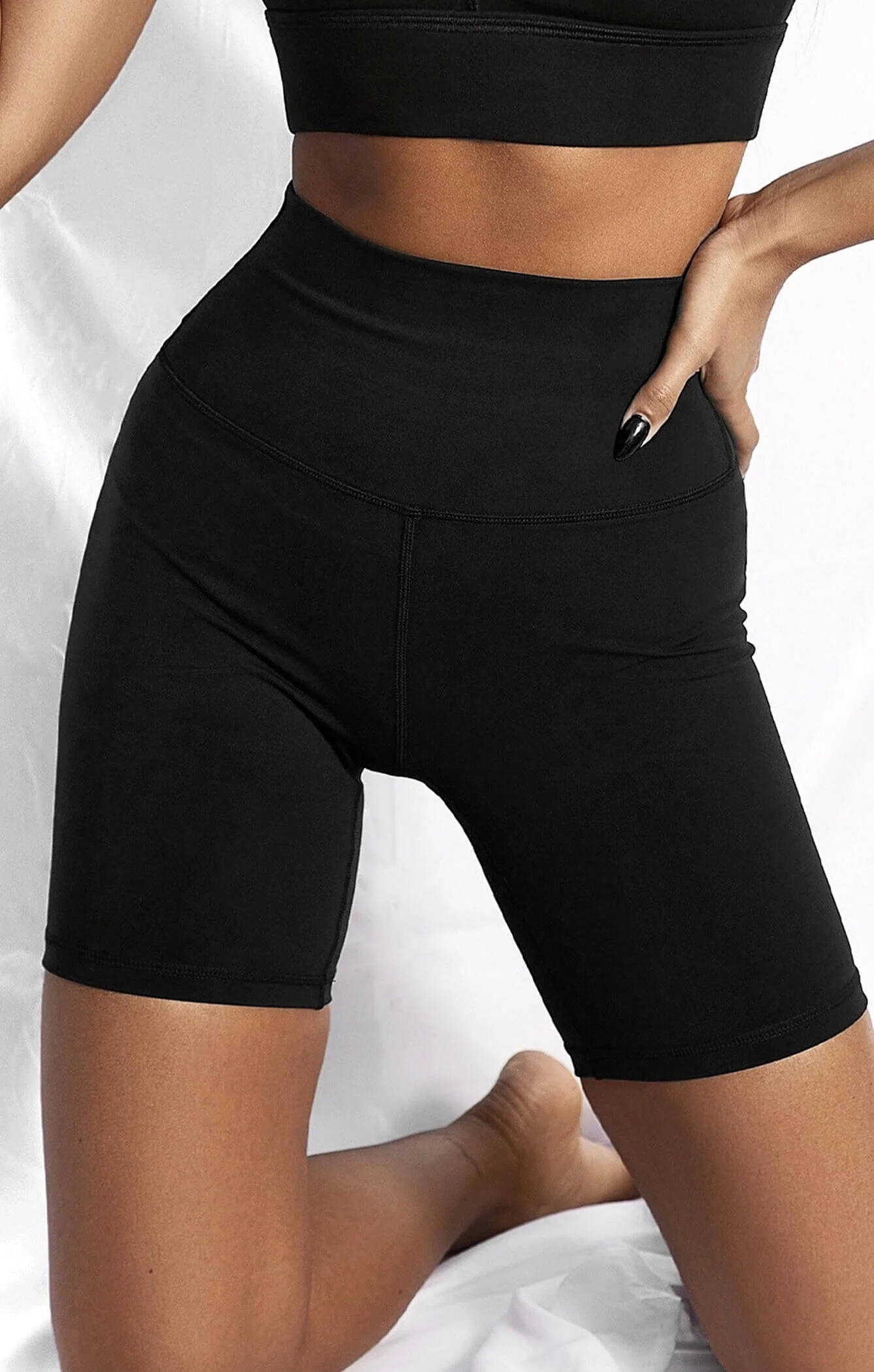 THE SCULPT™ BIKE SHORT - BUTTER BLACK - Image 5