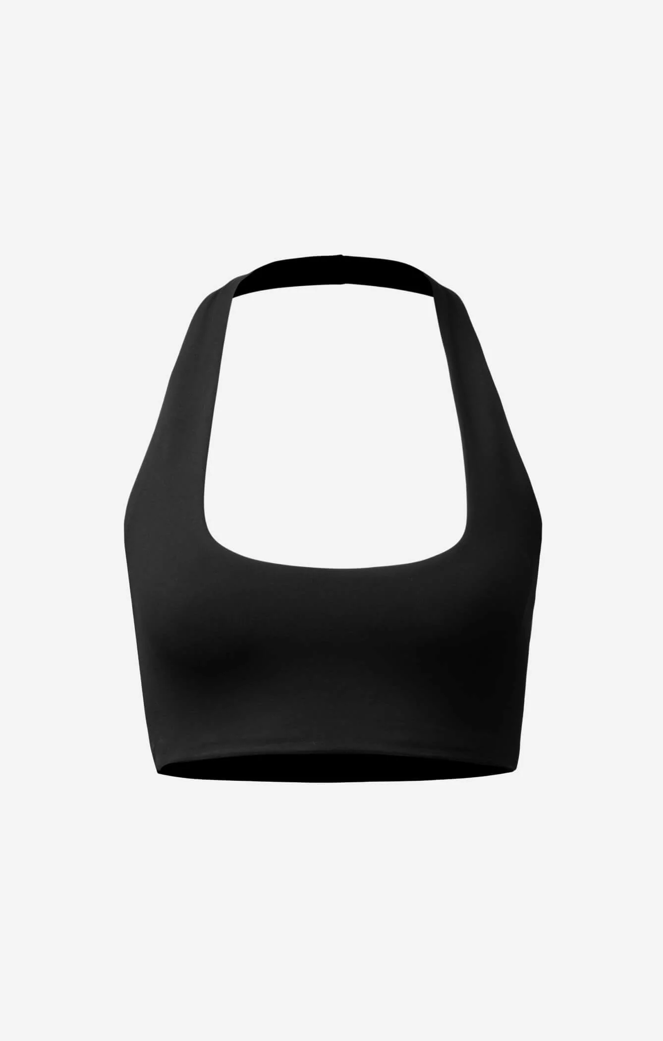 THE SCULPT™ HALTER CROP - BUTTER BLACK - Image 8