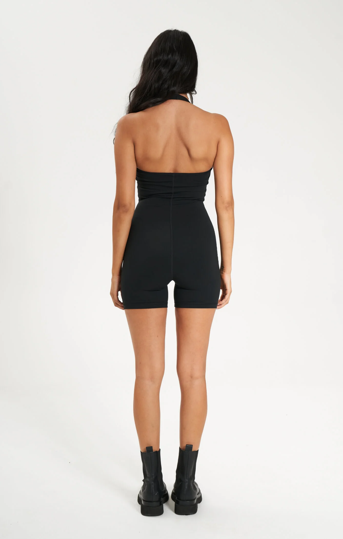 THE SCULPT™ HALTER ONESIE - BUTTER BLACK - Image 10