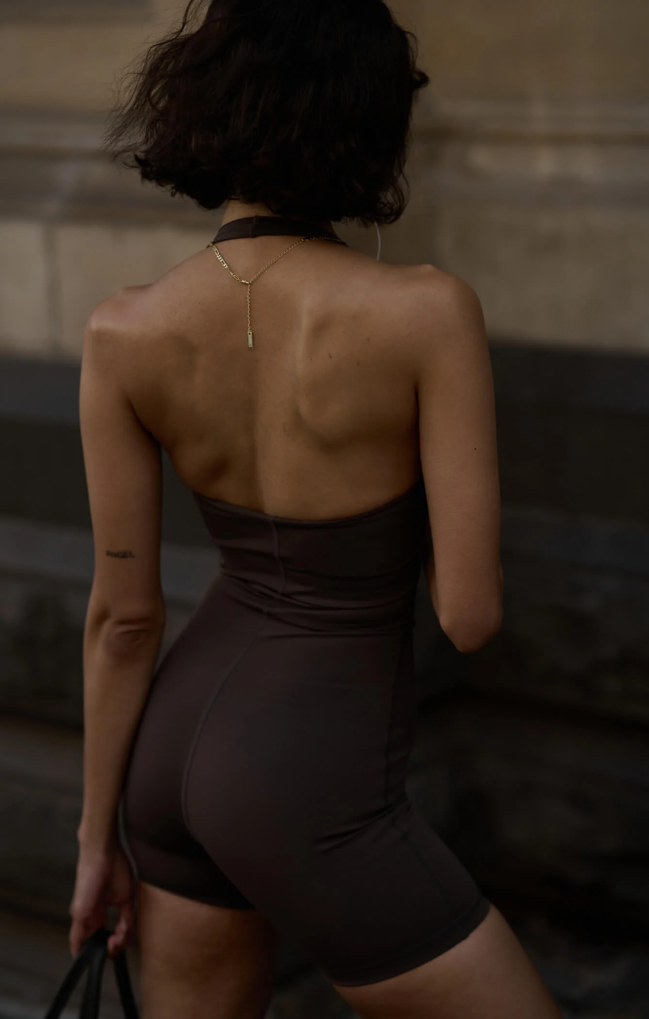 THE SCULPT™ HALTER ONESIE - ESPRESSO - Image 9