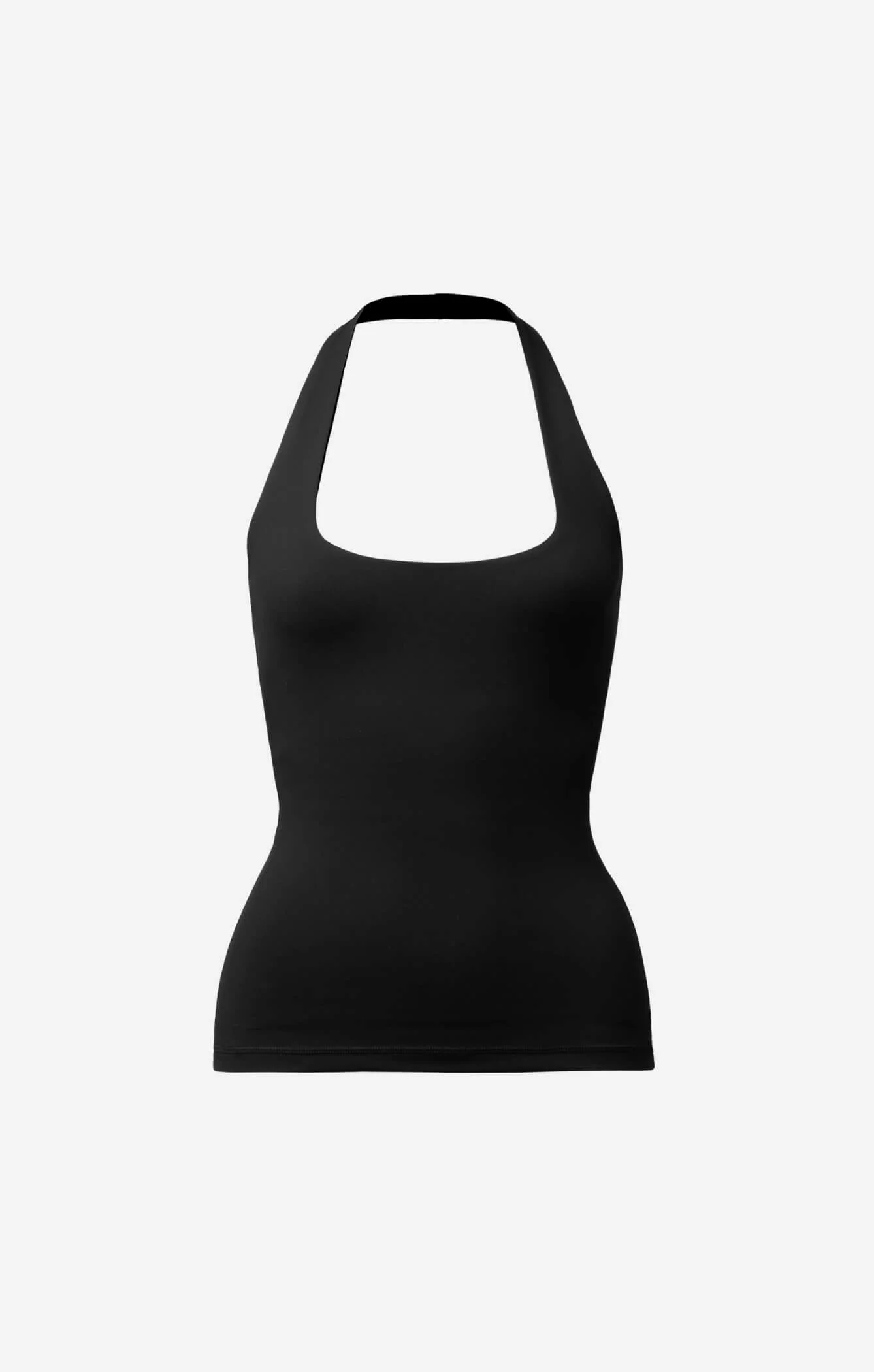 THE SCULPT™ HALTER TANK - BUTTER BLACK - Image 9