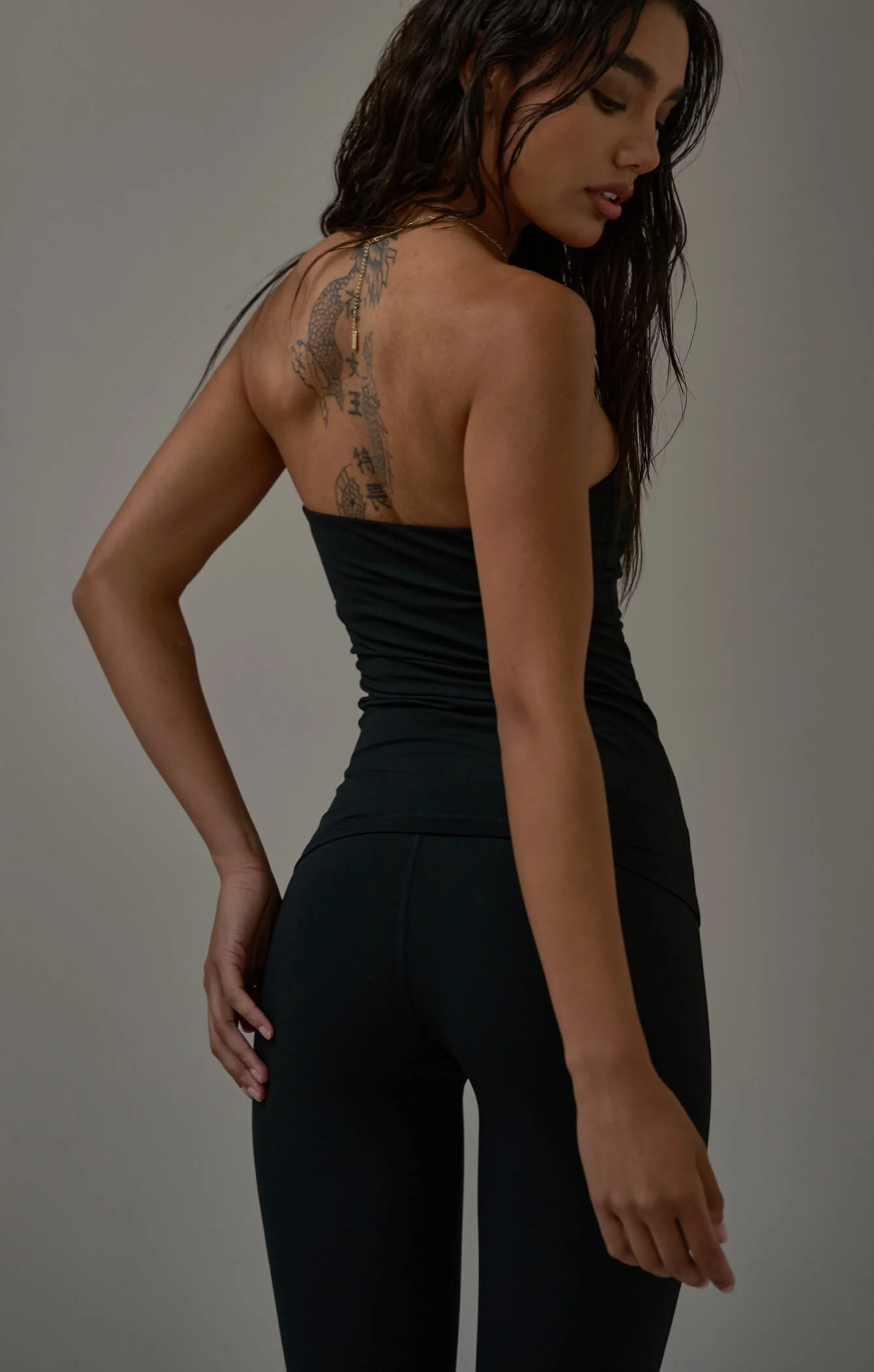 THE SCULPT™ TUBE TANK - BUTTER BLACK - Image 5