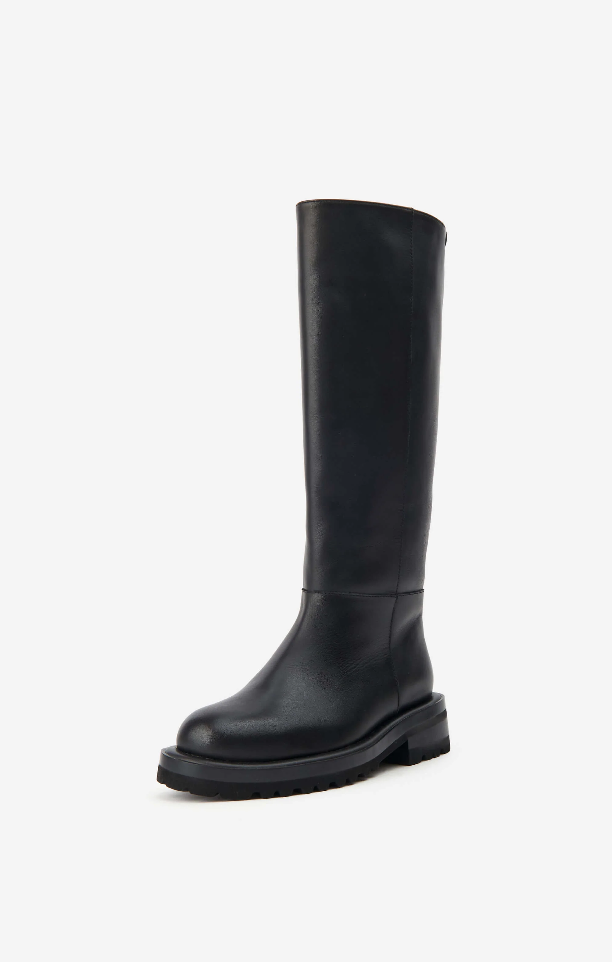 THE SILVIE BOOT - BLACK LEATHER - Image 3